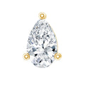 Solitaire Pear Shape Diamond Earring for Tragus Piercing | Body Jewelry | Wiccan Center