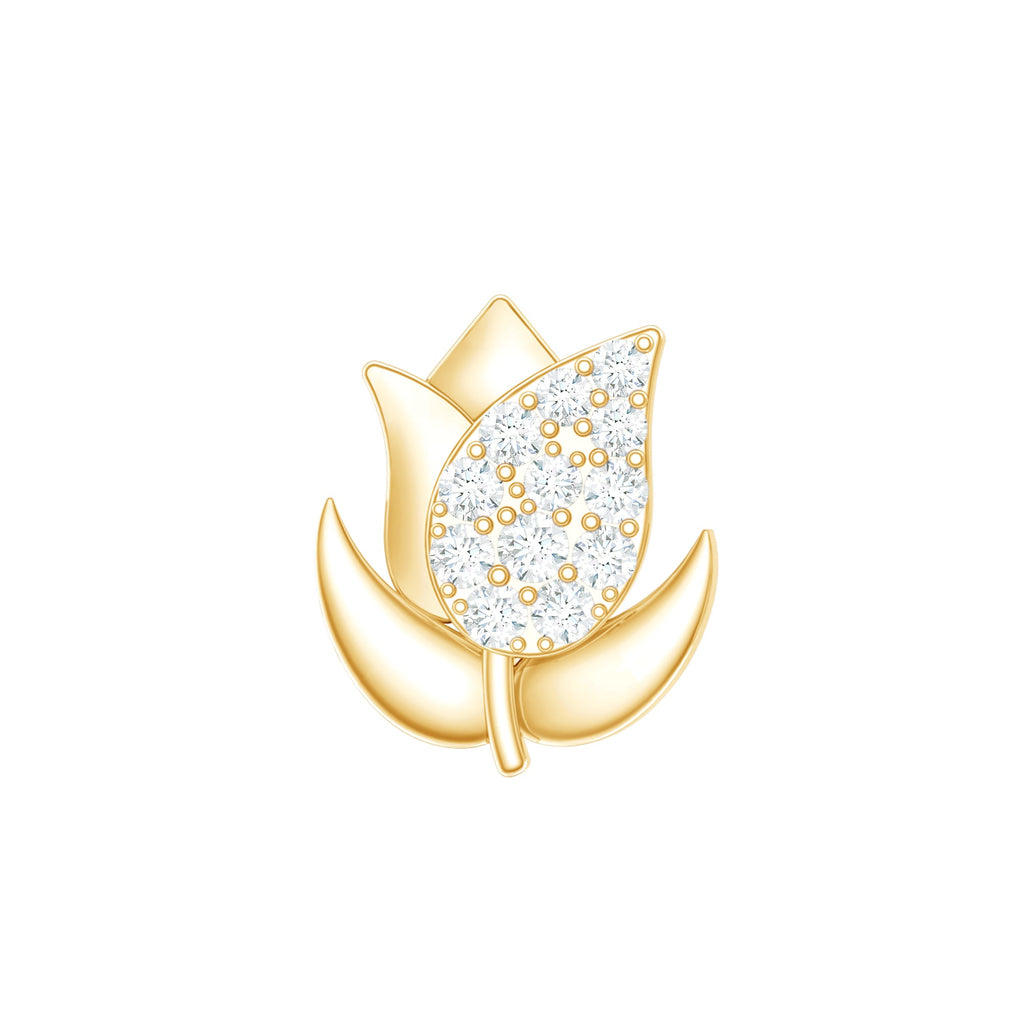 Diamond Flower Earring for Tragus Piercing | Body Jewelry | Wiccan Center