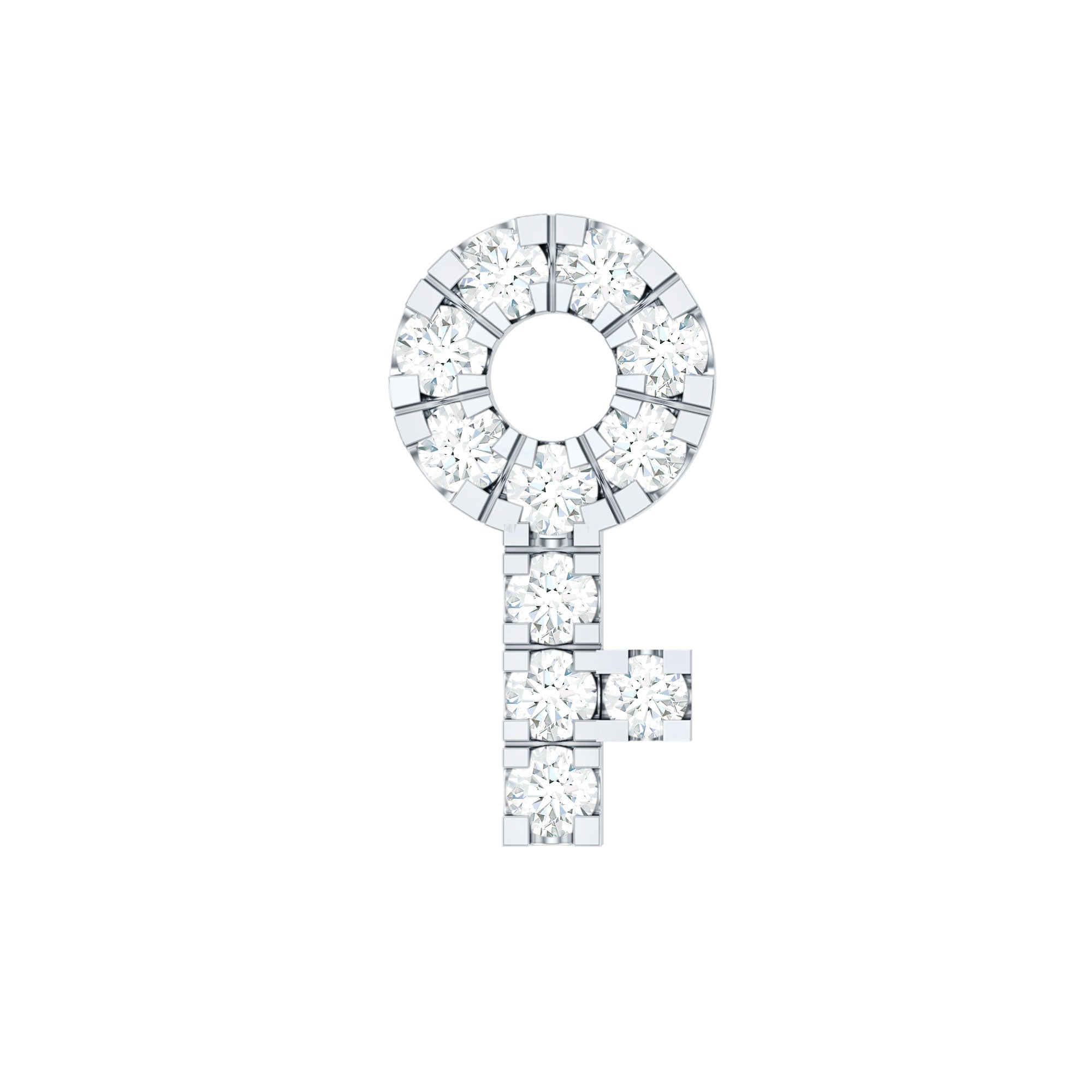 Diamond Key Shape Tragus Earring | Body Jewelry | Wiccan Center