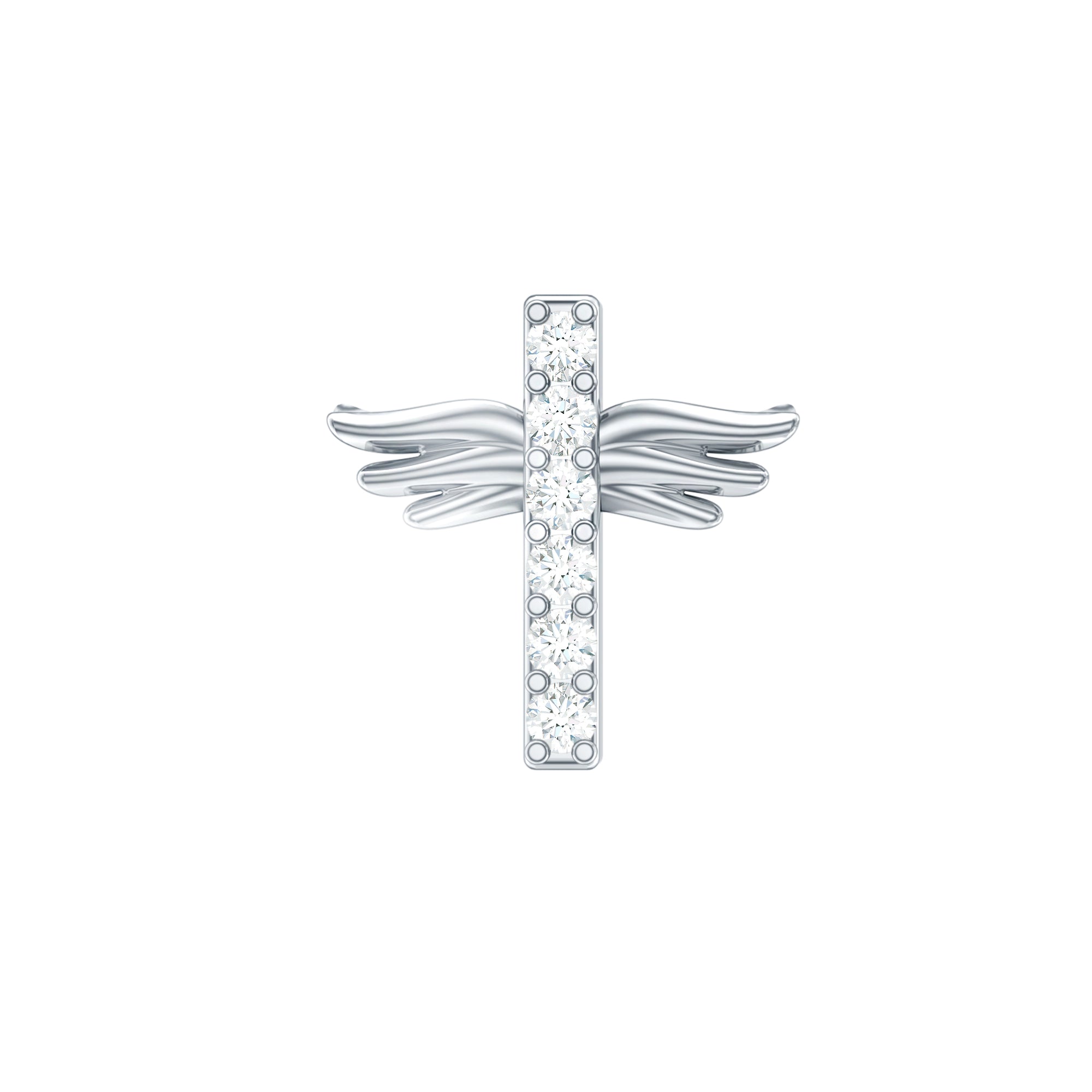Diamond Cross Earring for Tragus Piercing | Body Jewelry | Wiccan Center