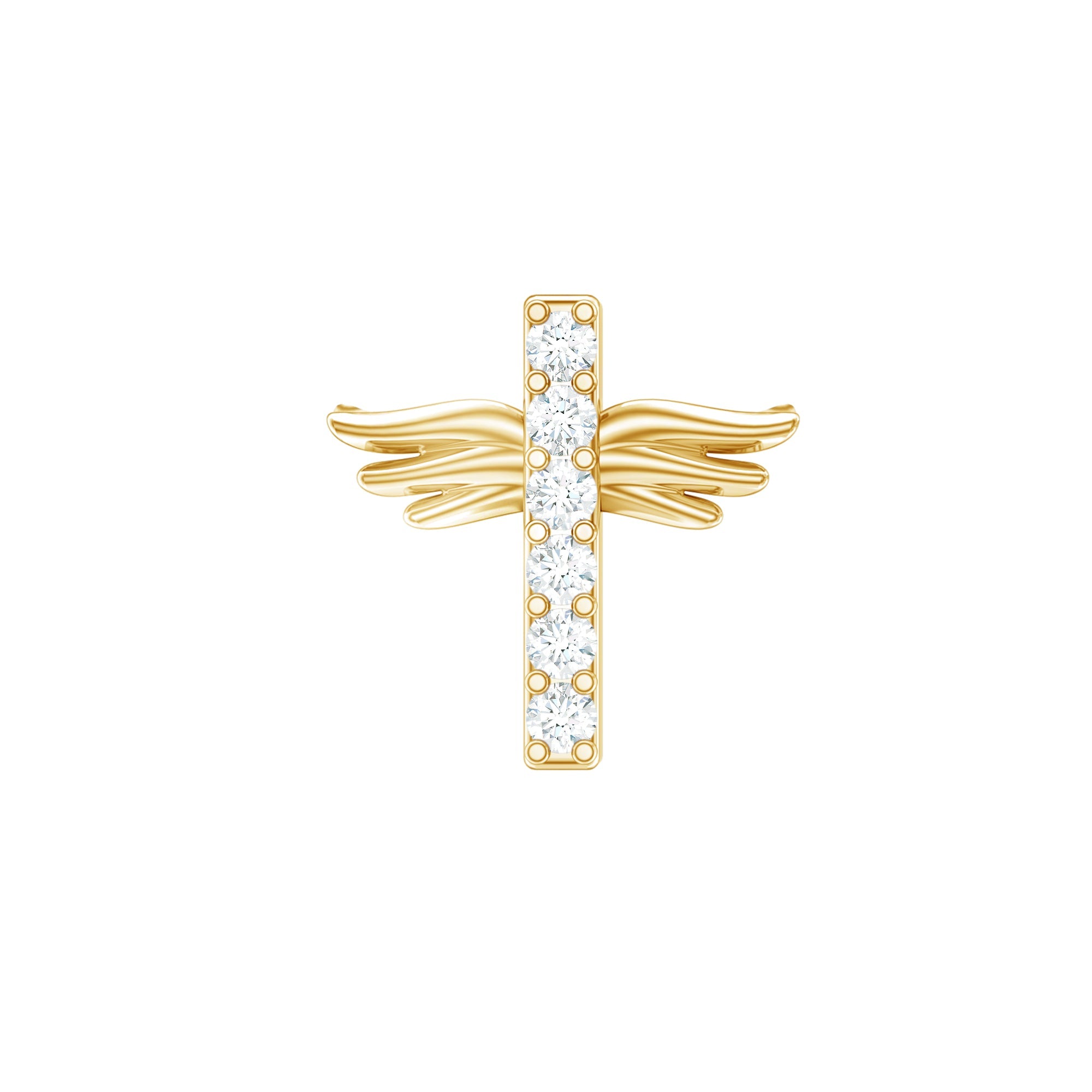 Diamond Cross Earring for Tragus Piercing | Body Jewelry | Wiccan Center