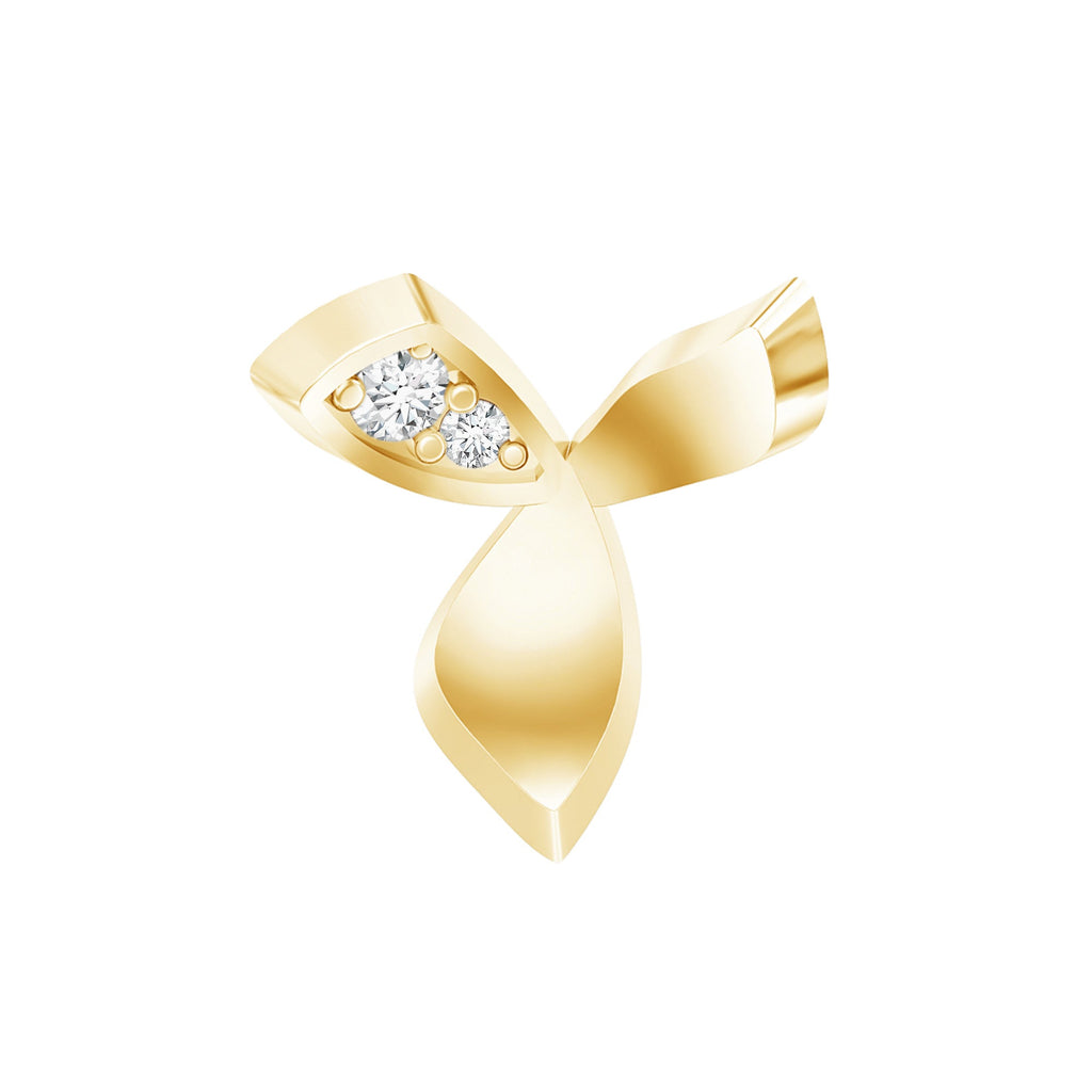 Unique Diamond Floral Earring for Tragus Piercing | Body Jewelry | Wiccan Center