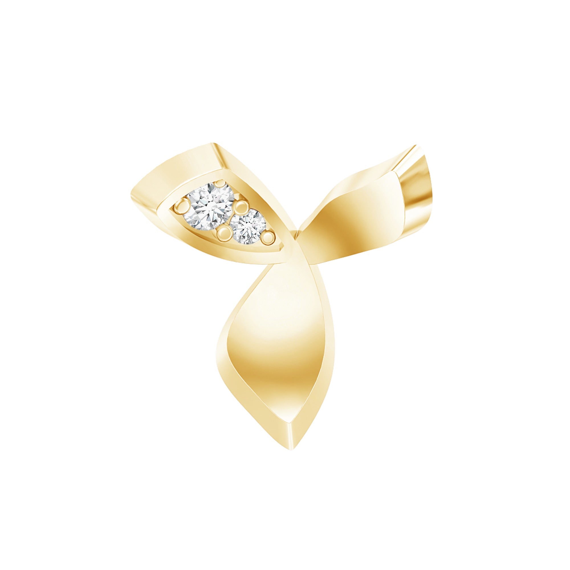 Unique Diamond Floral Earring for Tragus Piercing | Body Jewelry | Wiccan Center