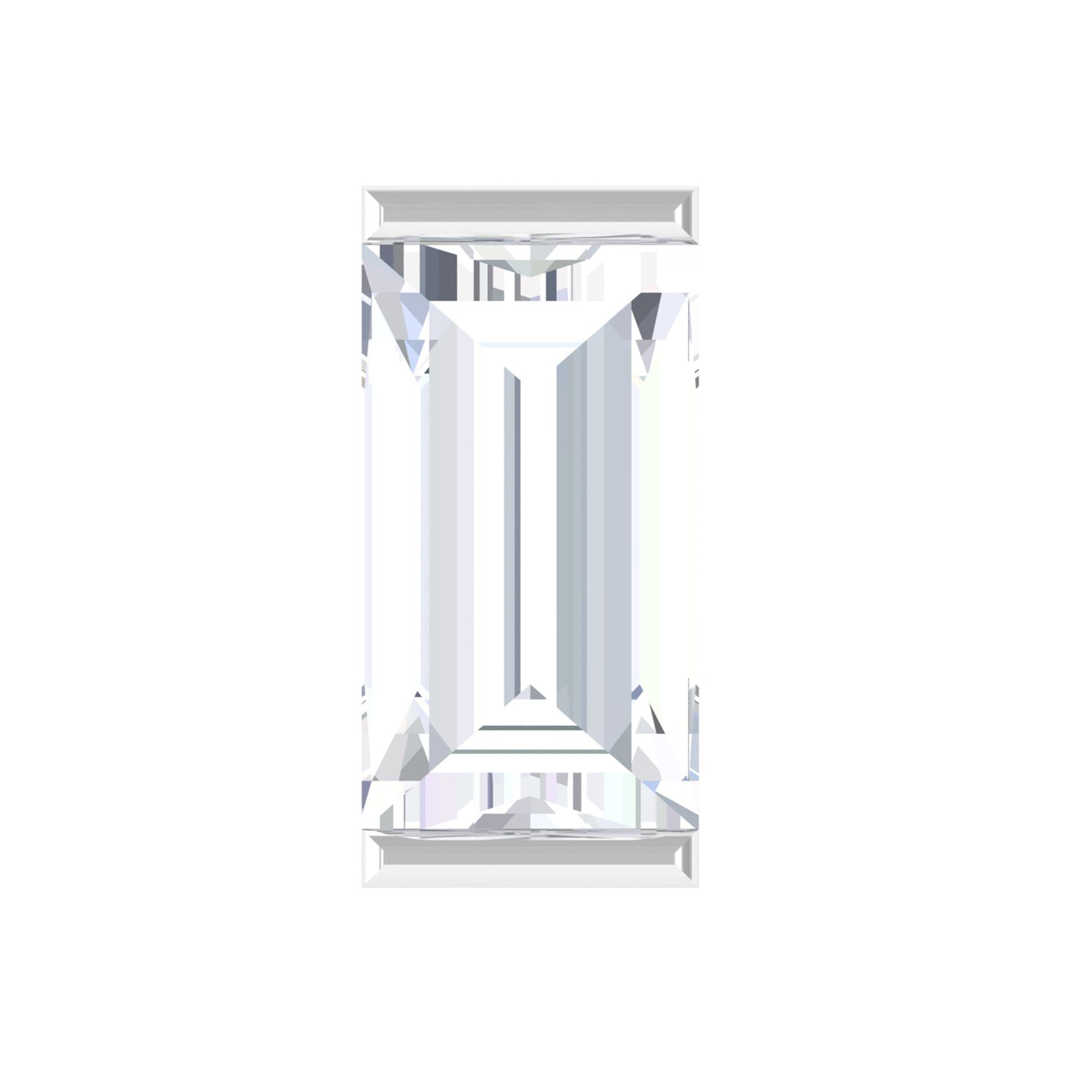 Solitaire Baguette Diamond Earring for Tragus Piercing | Body Jewelry | Wiccan Center