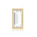 Baguette Diamond Tragus Earring in Bezel Setting | Body Jewelry | Wiccan Center