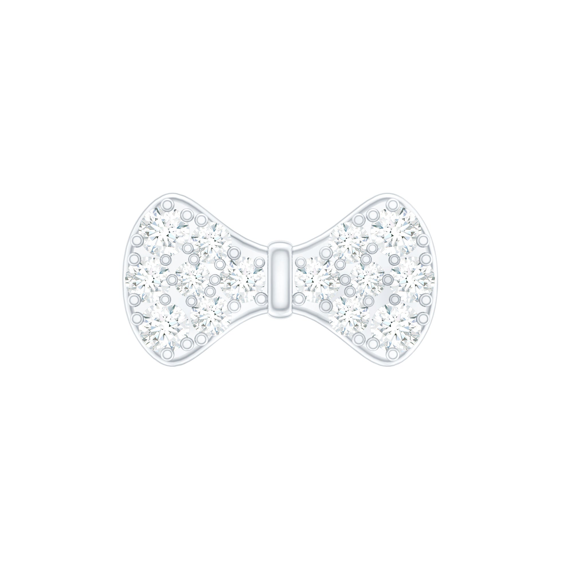 Cute Diamond Bow Earring for Tragus Piercing | Body Jewelry | Wiccan Center