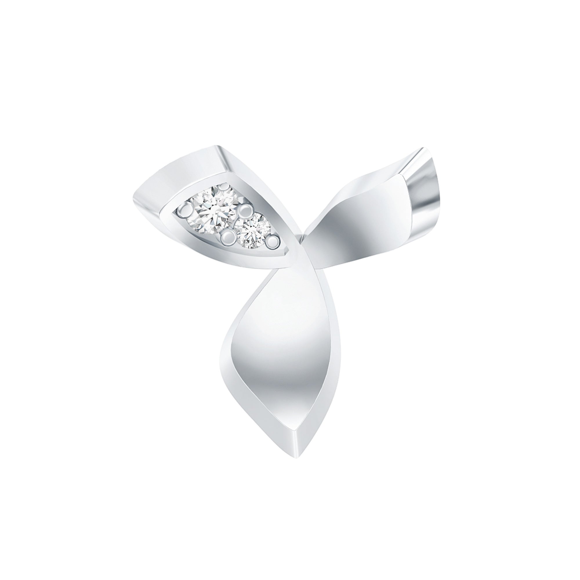 Unique Diamond Floral Earring for Tragus Piercing | Body Jewelry | Wiccan Center