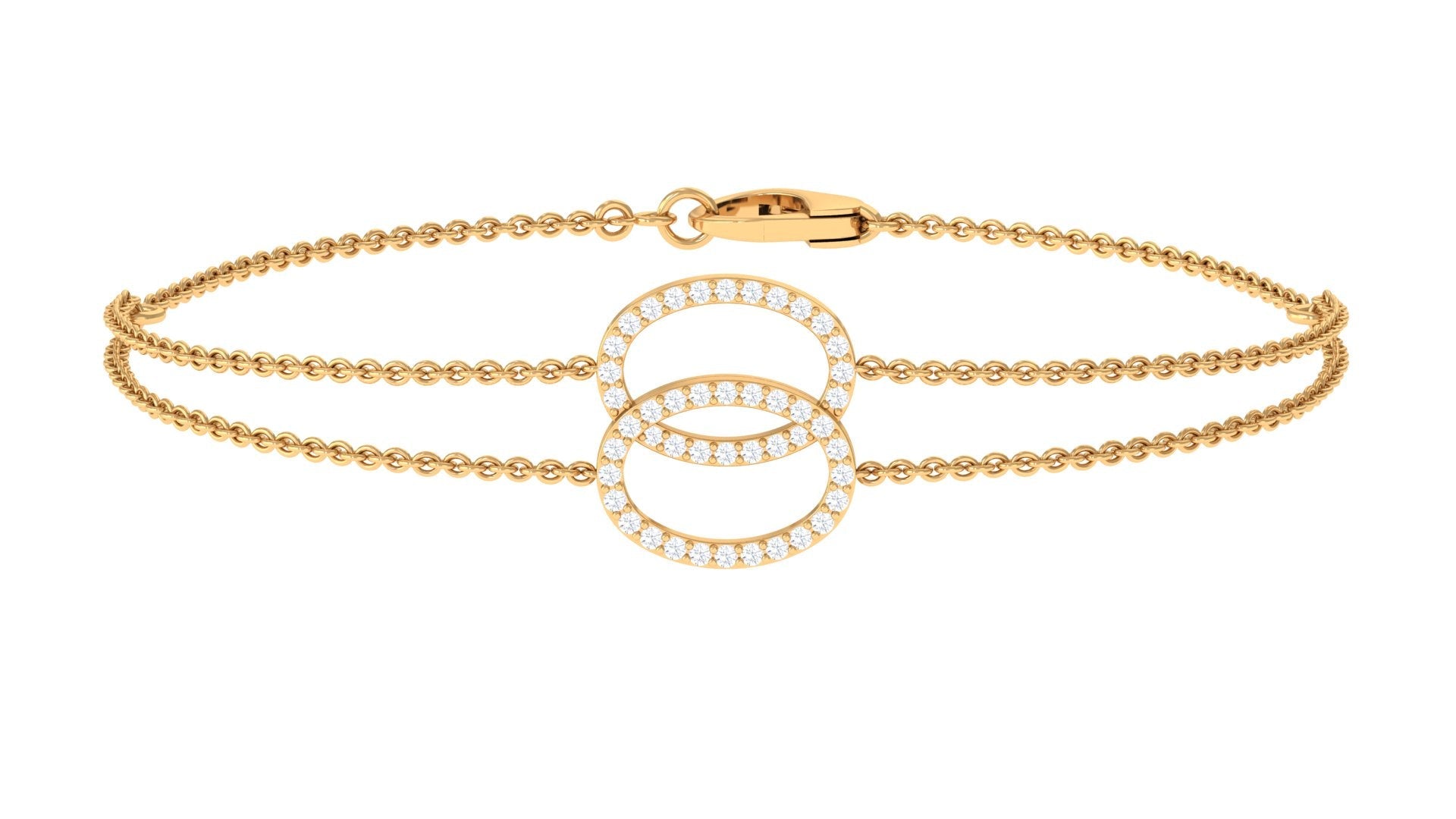 Real Diamond Eternity Chain Bracelet for Women | Bracelet | Wiccan Center