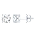 Brilliant Cut Diamond Stud Earrings in Prong Setting