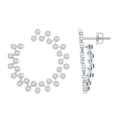 Certified Moissanite Big Stud Earrings For Women
