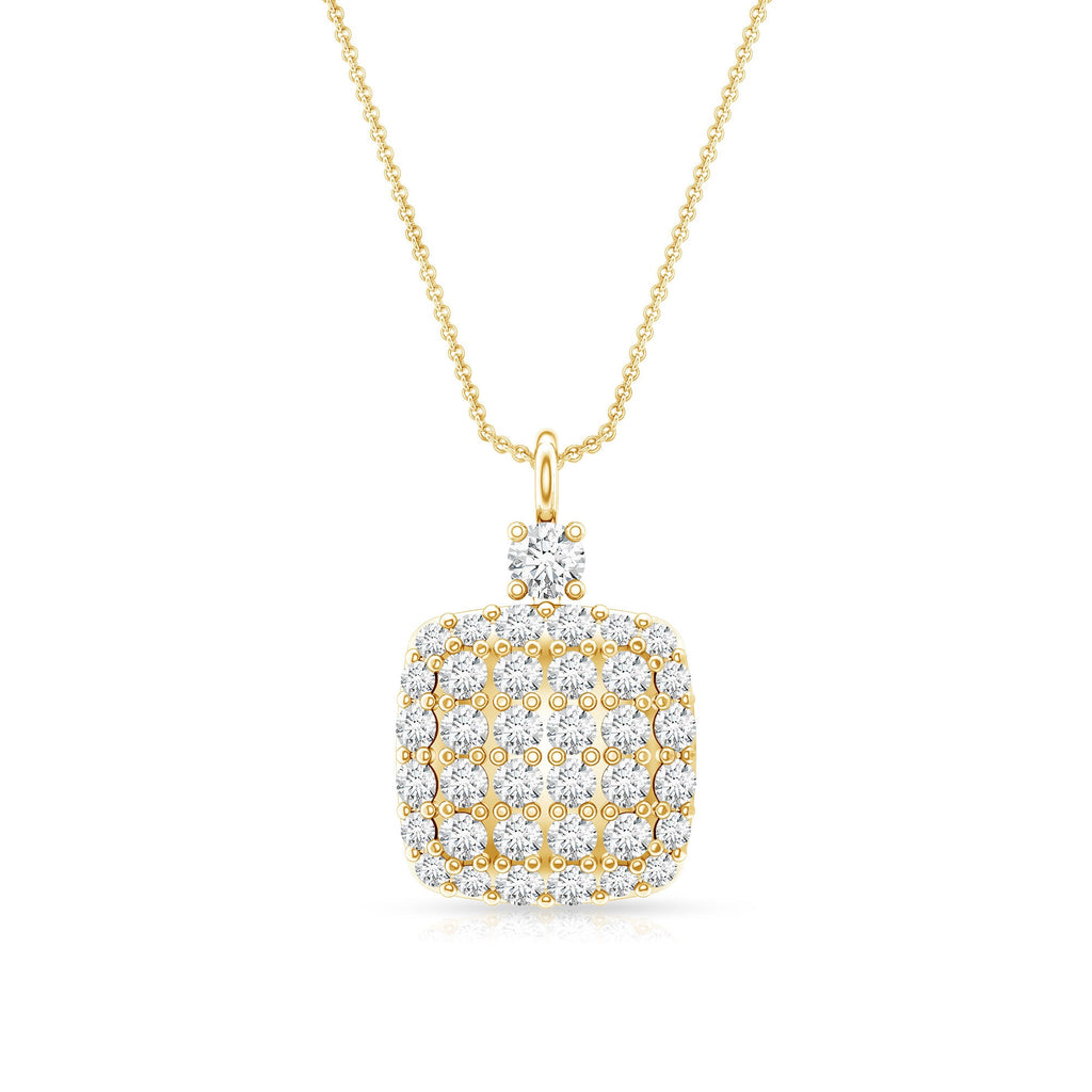 Certified Brilliant Cut Diamond Pendant Necklace