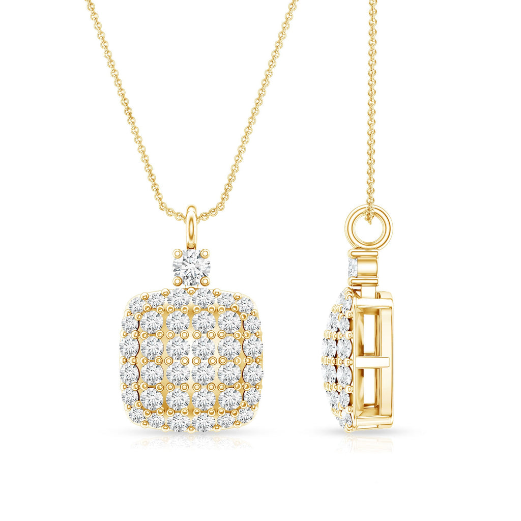 Certified Brilliant Cut Diamond Pendant Necklace