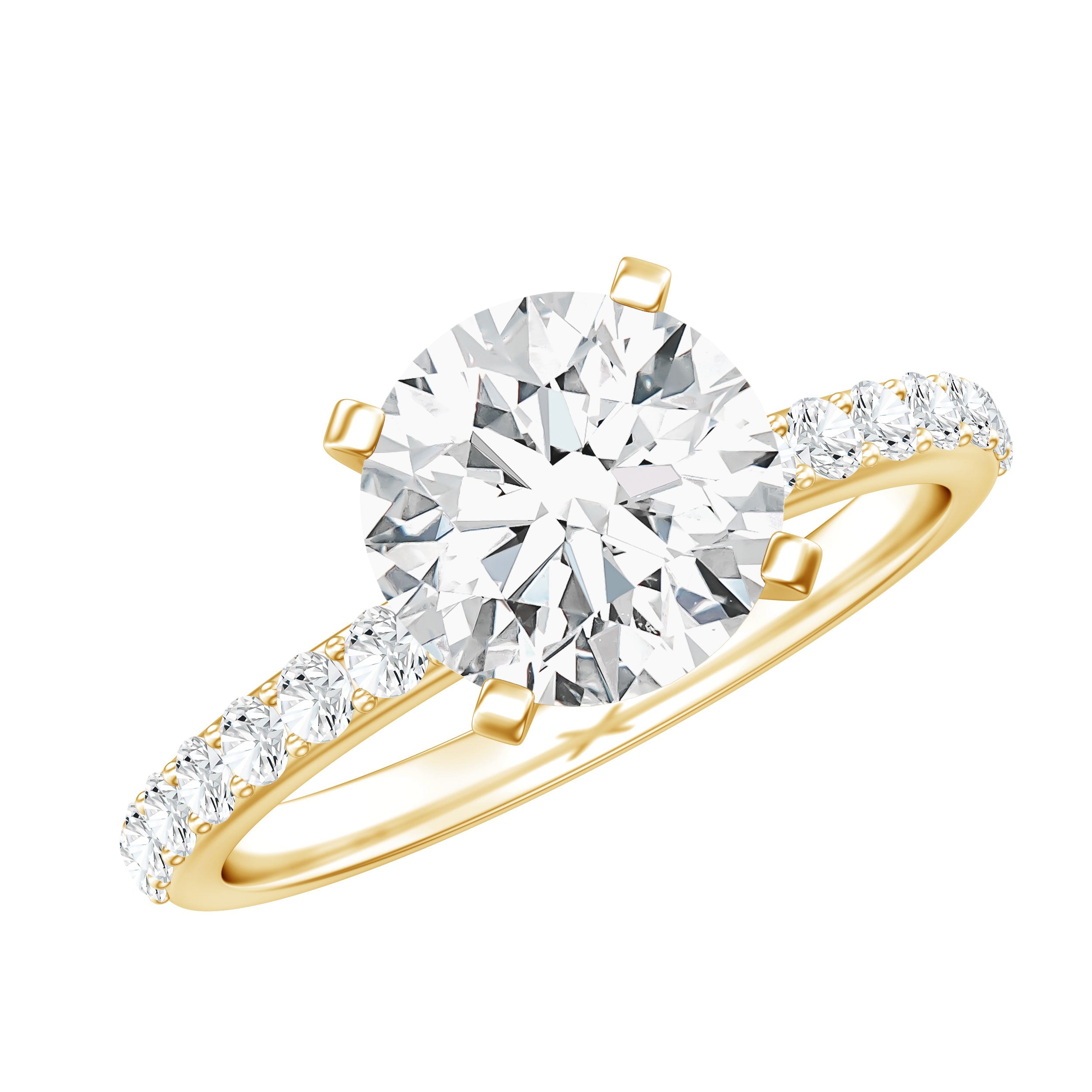 IGI Certified 3 Carat Lab Grown Diamond Statement Ring for Women | Rings | Wiccan Center
