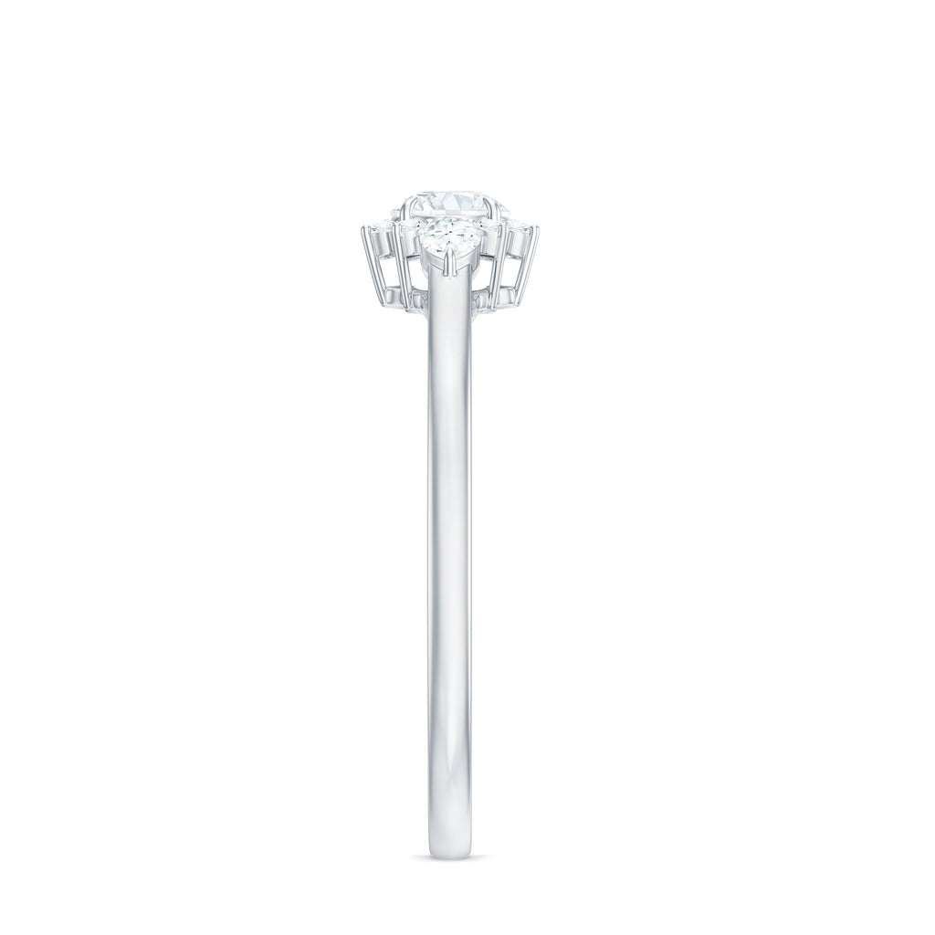 Natural Diamond Promise Ring with Certificate