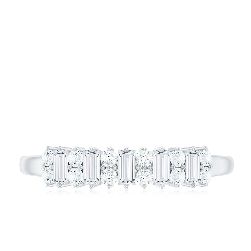 Minimal Natural Diamond Anniversary Ring
