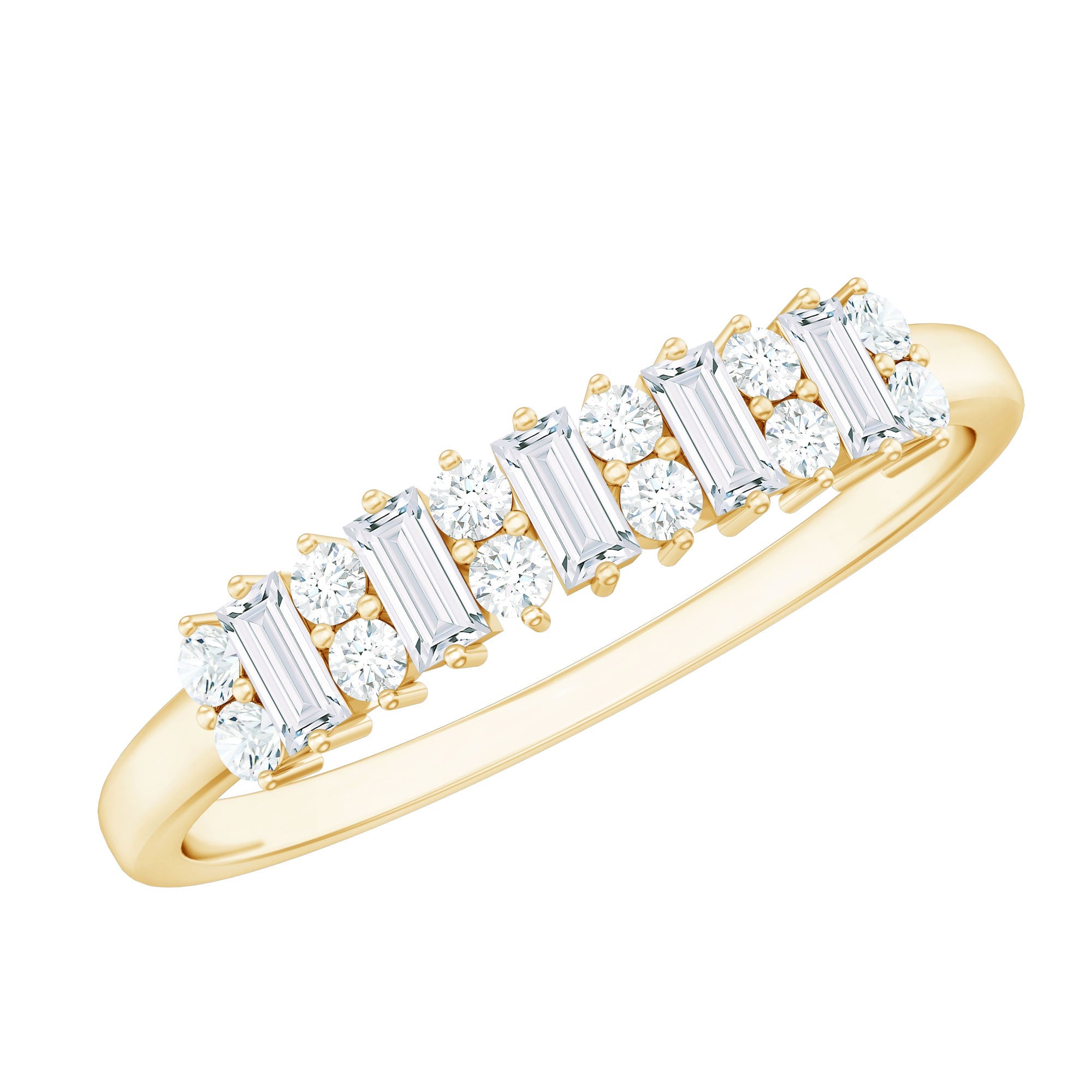 Minimal Natural Diamond Anniversary Ring | Rings | Wiccan Center