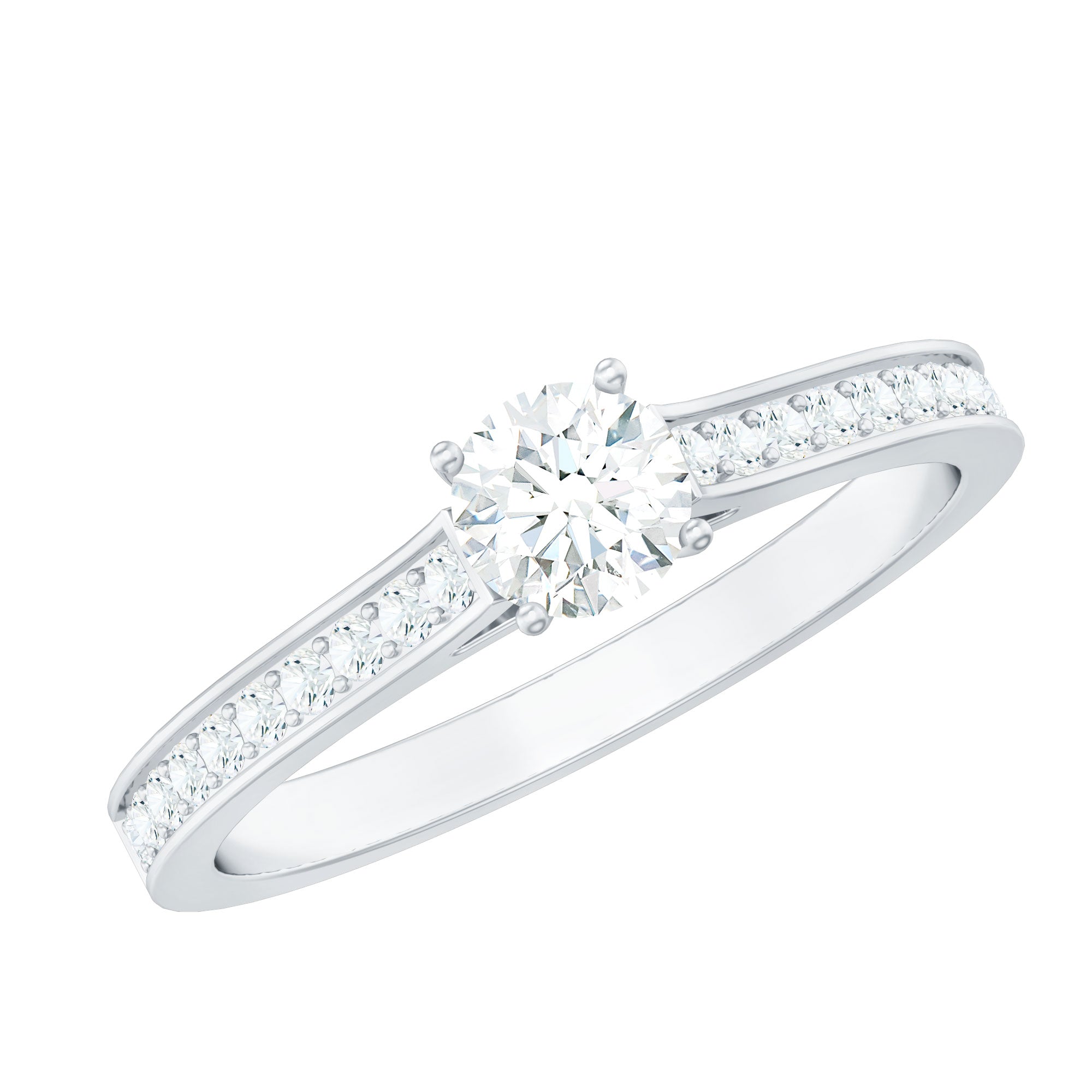 Certified Natural Diamond Promise Ring