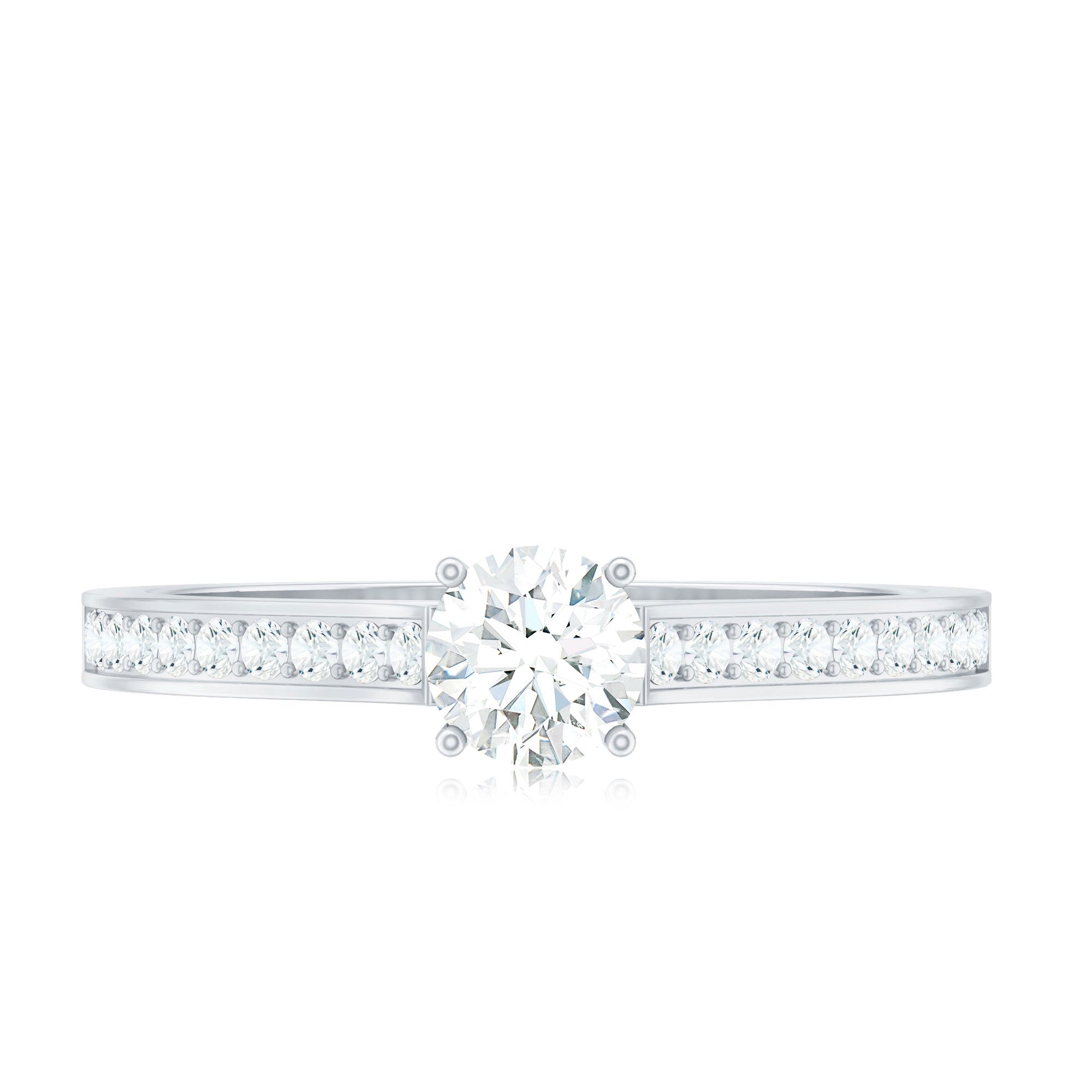 Certified Natural Diamond Promise Ring
