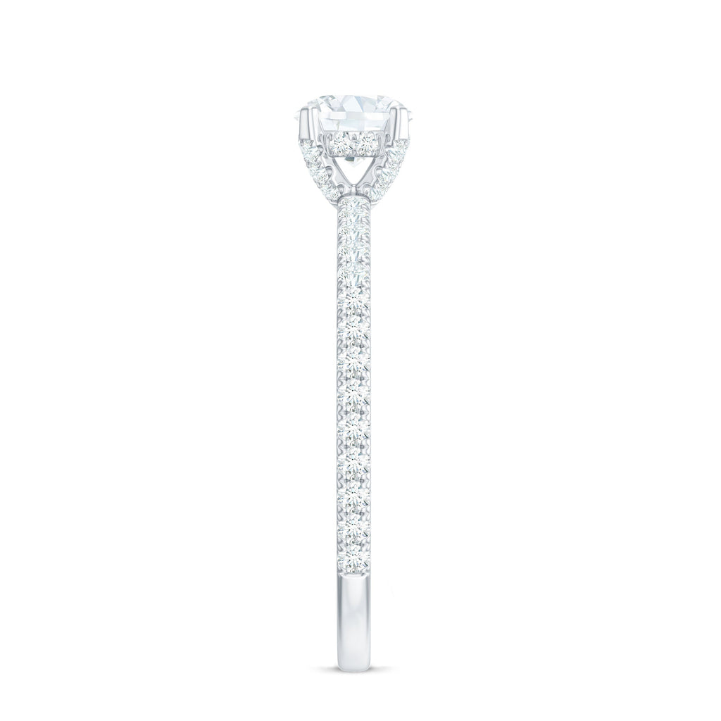 Minimalist Diamond Classic Engagement Ring