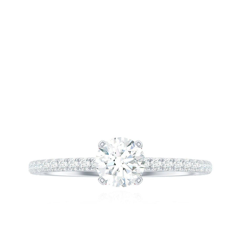 Minimalist Diamond Classic Engagement Ring