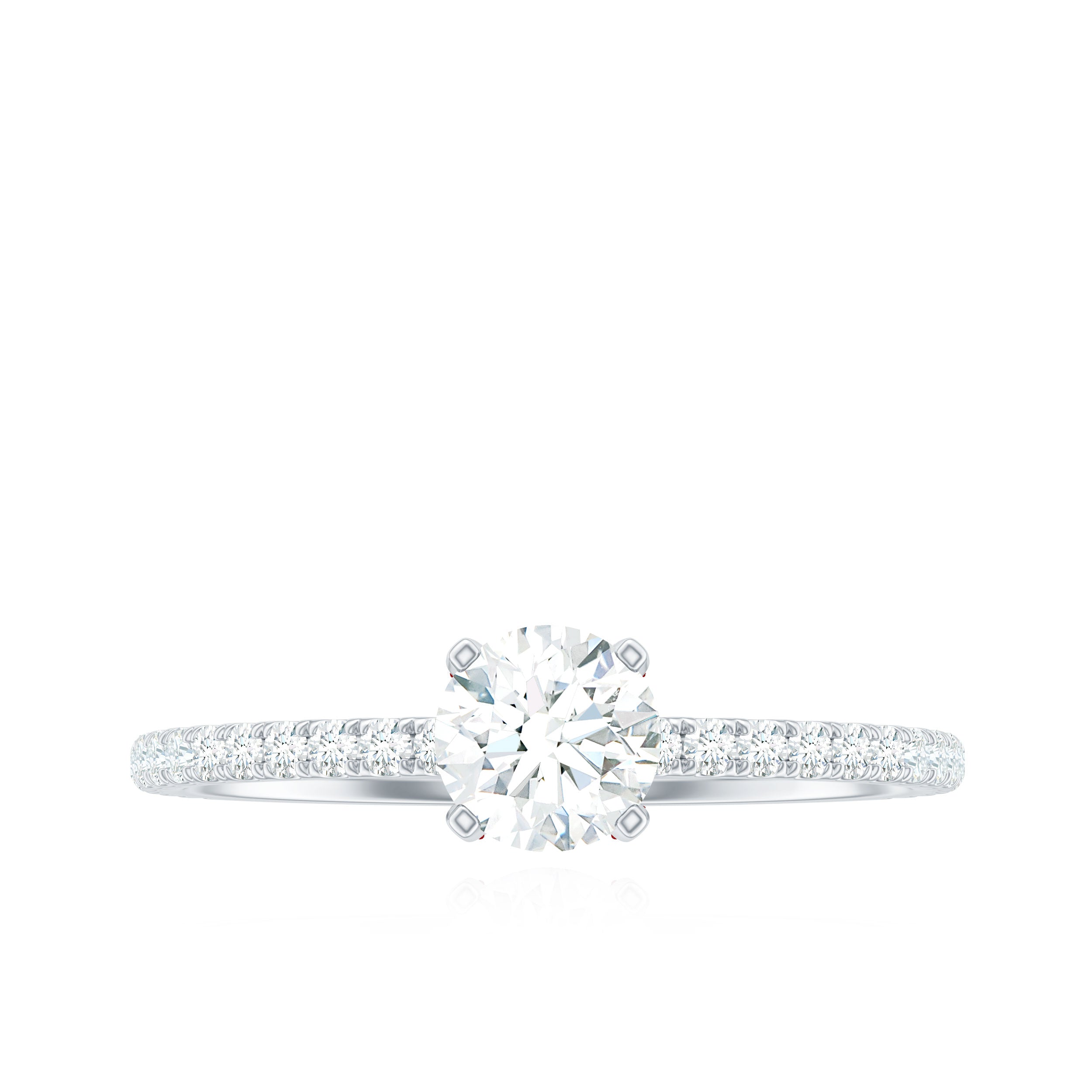 Minimalist Diamond Classic Engagement Ring