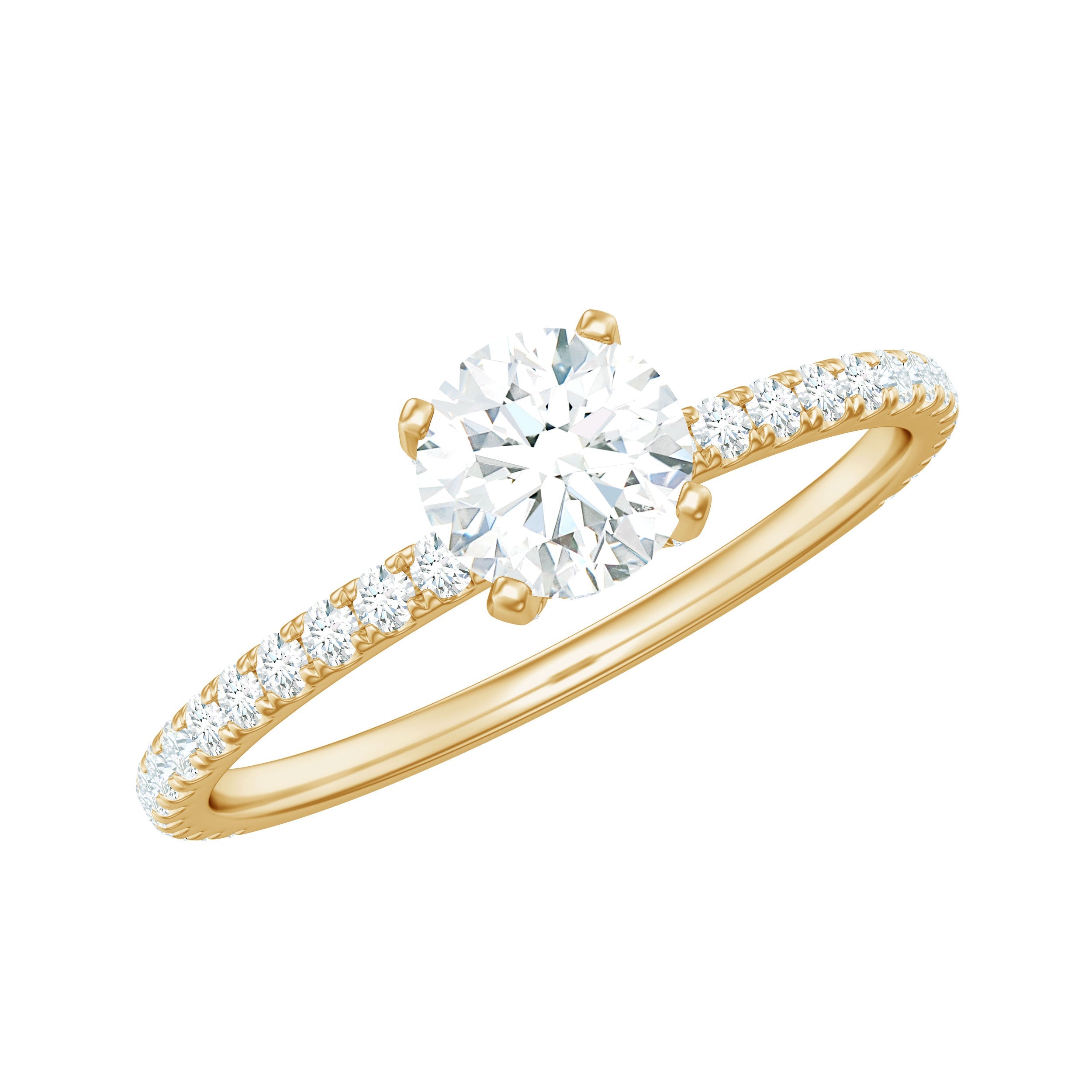 Minimalist Diamond Classic Engagement Ring | Rings | Wiccan Center