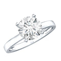 IGI Certified 3 CT Round Lab Grown Diamond Solitaire Engagement Ring