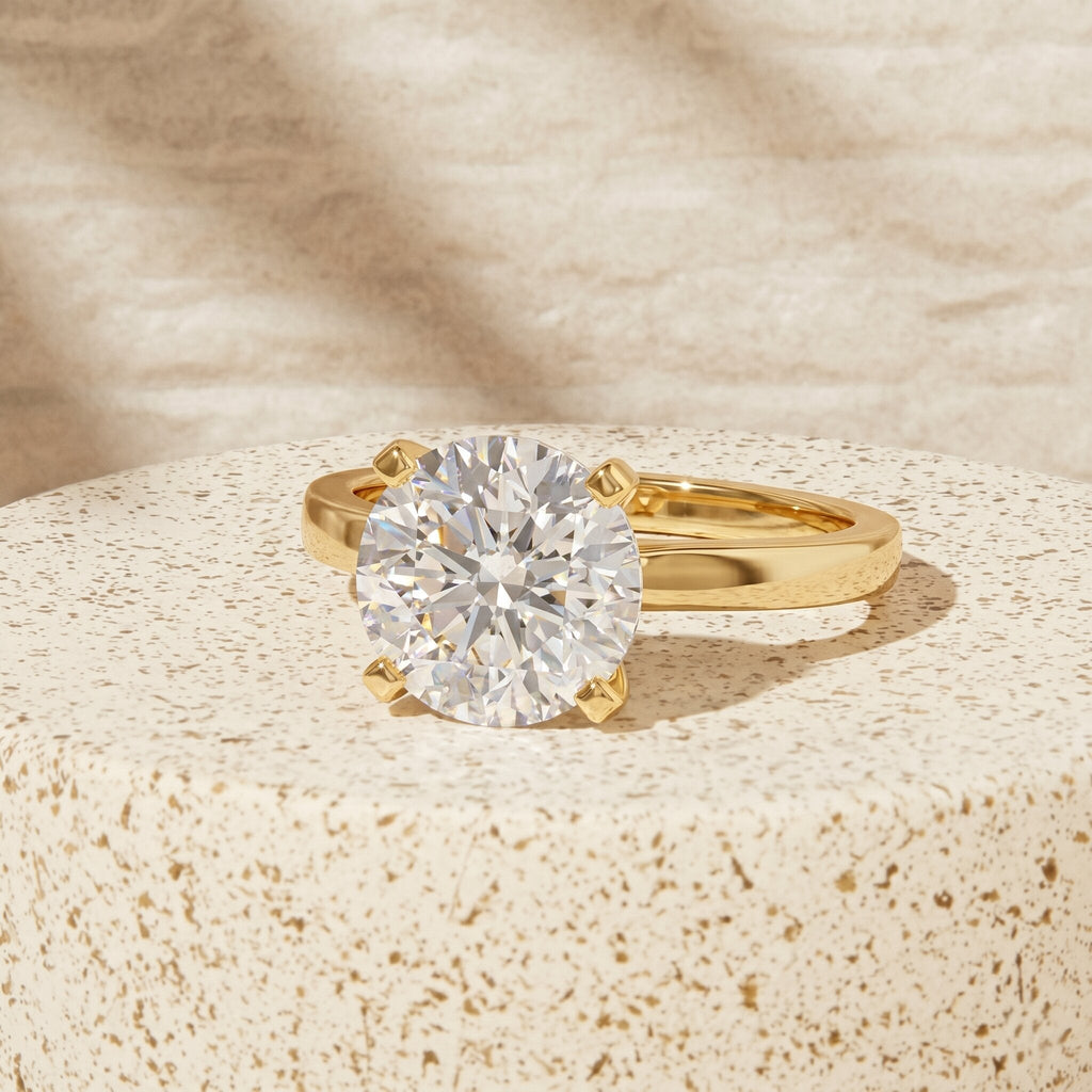 4 CT IGI Certified Lab Diamond Timeless Engagement Ring
