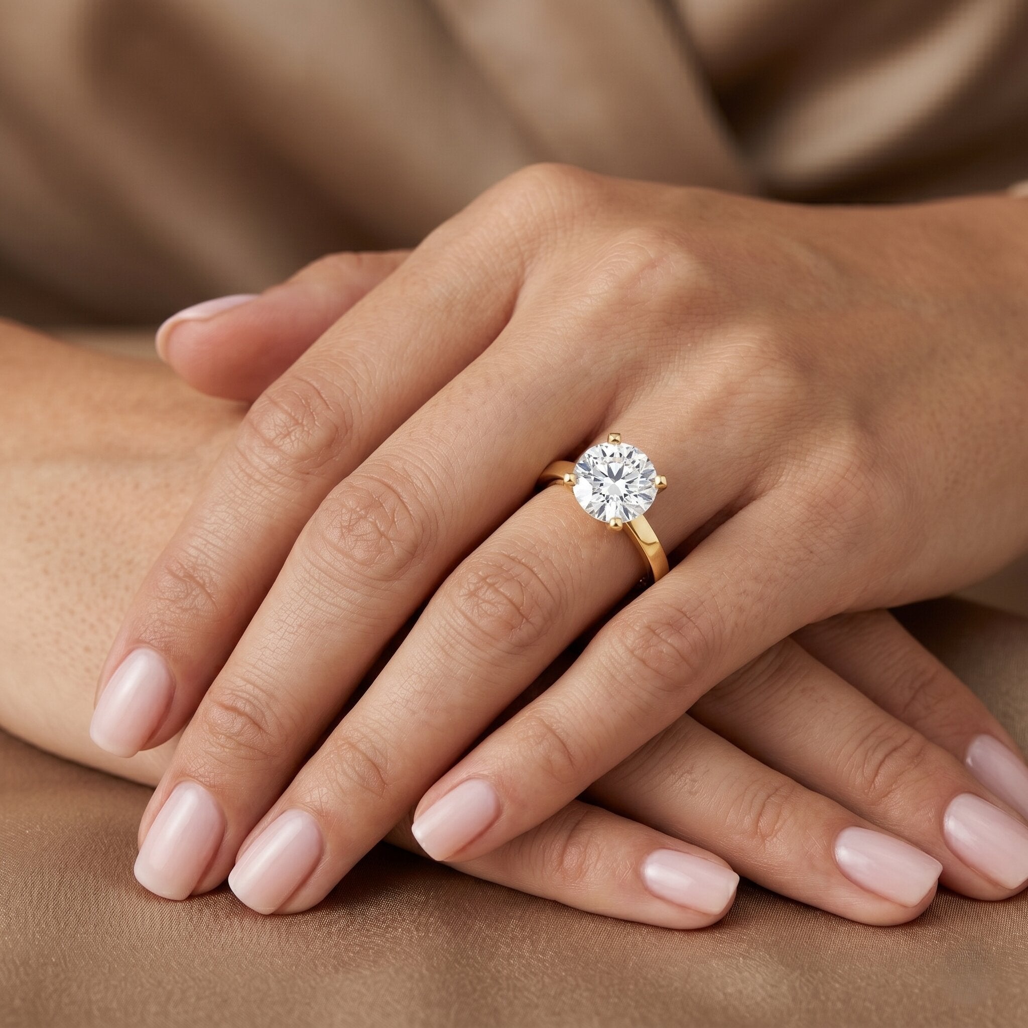 4 CT IGI Certified Lab Diamond Timeless Engagement Ring