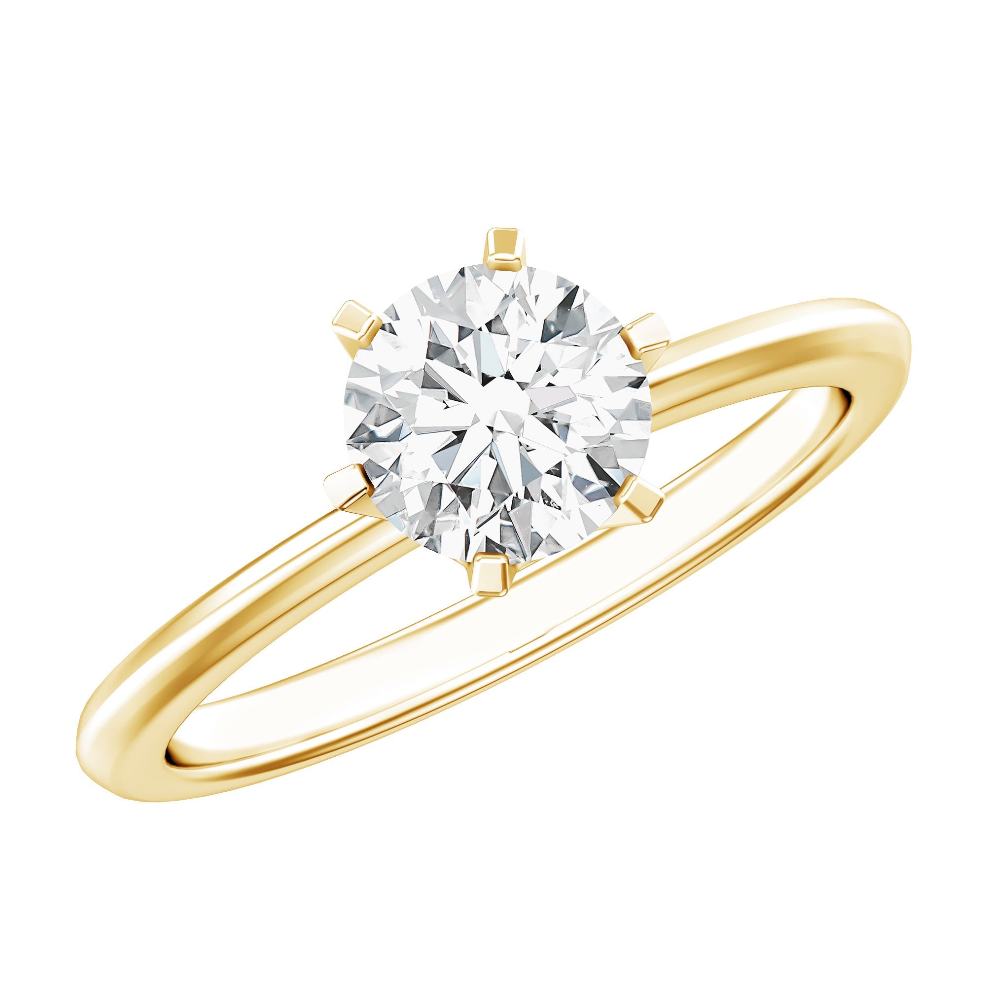 1 Carat Lab Grown Diamond Solitaire Engagement Ring with IGI Certificate | Rings | Wiccan Center