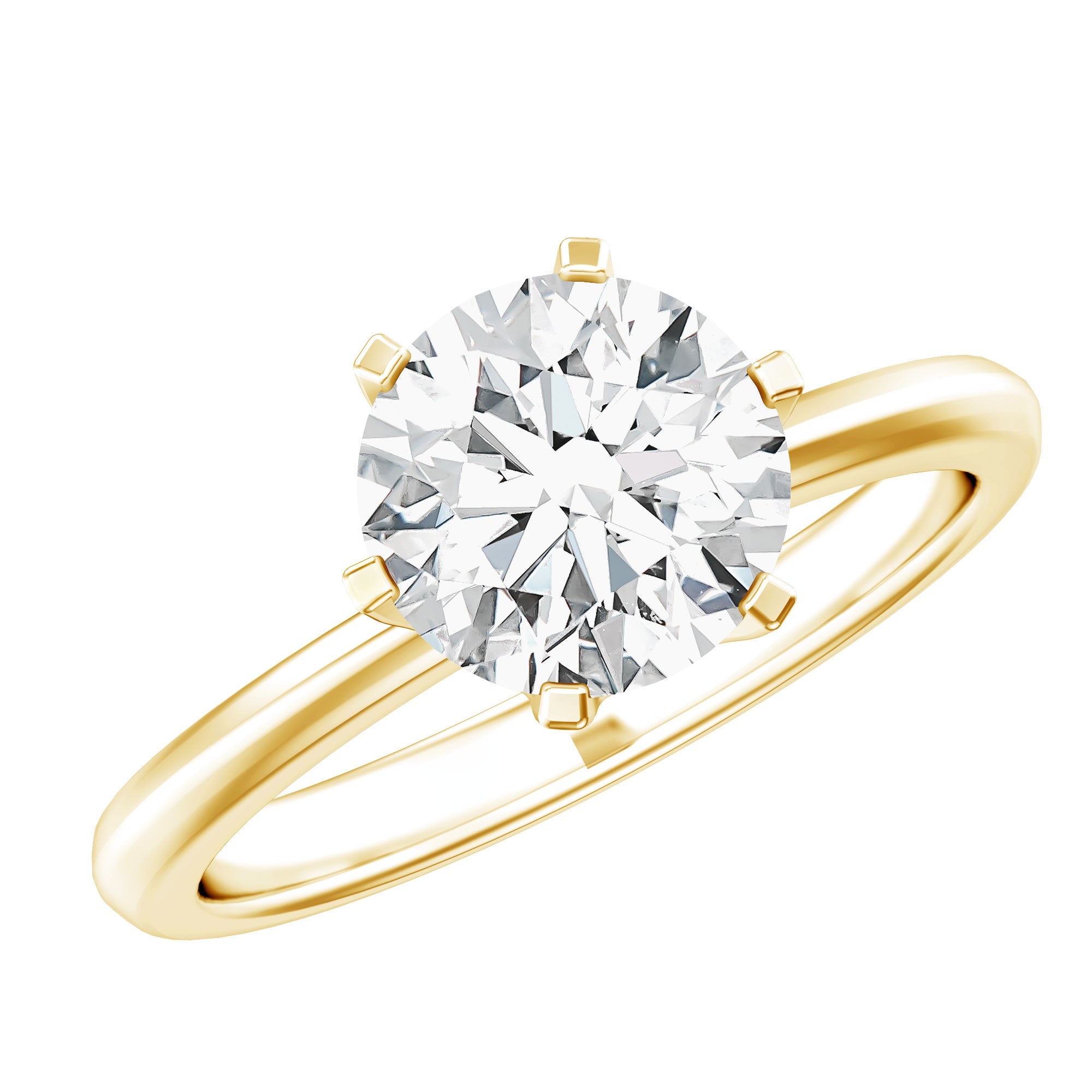 IGI Certified Lab Grown Diamond 2 CT Engagement Ring for Women | Rings | Wiccan Center