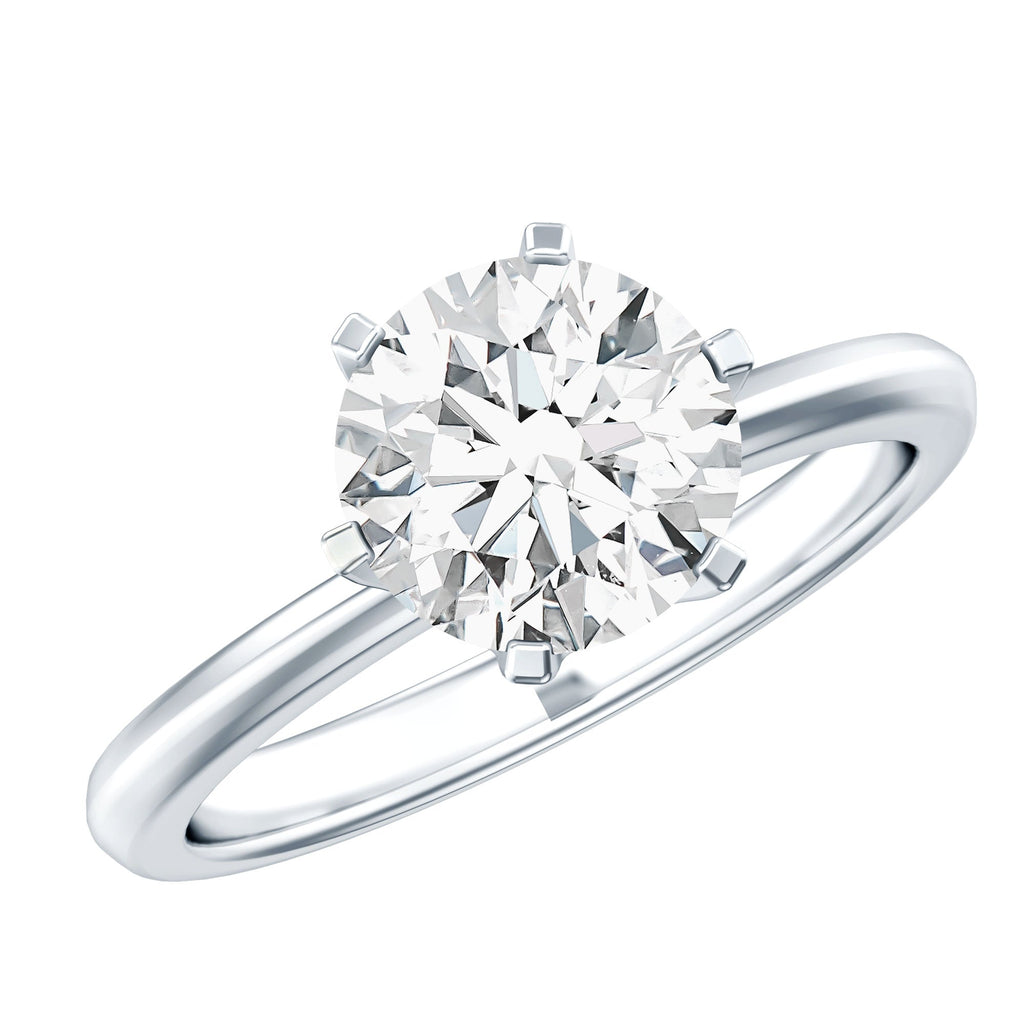 3 Carat IGI Certified Lab Grown Diamond Round Engagement Ring