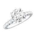 2 Carat Lab Grown Diamond Round Engagement Ring with IGI Certificate