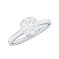 Natural Diamond Promise Ring in Illusion Set