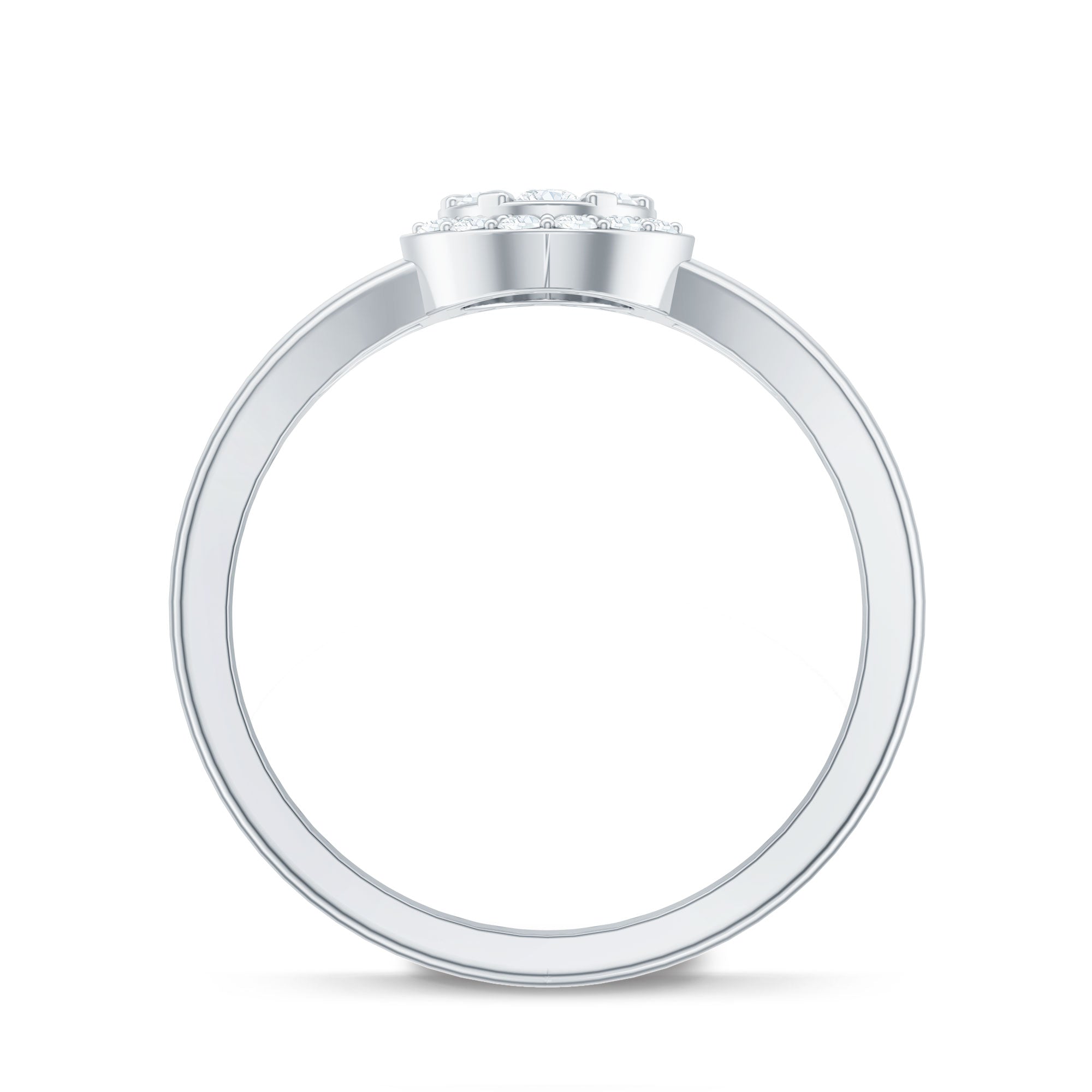 Classic Diamond Engagement Ring with Split Shank