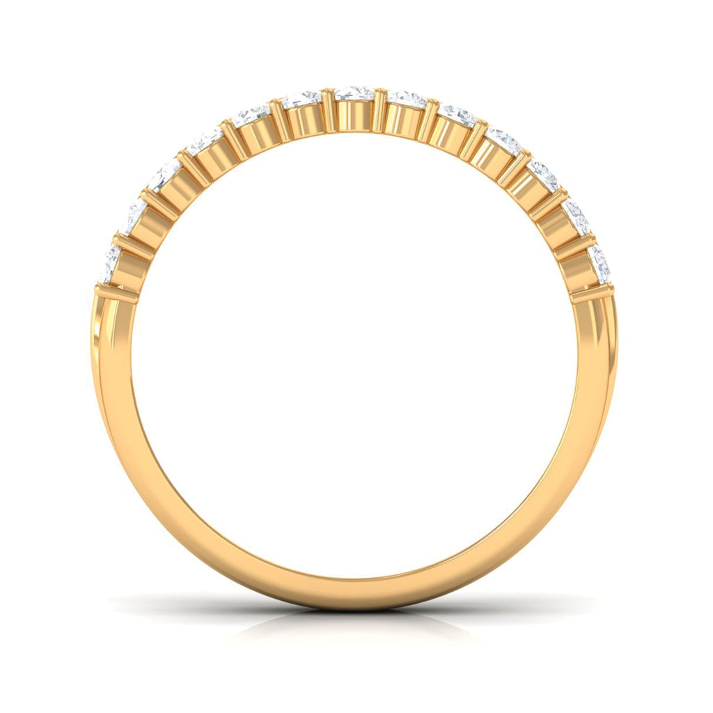 Certified Real Diamond Wedding Band Ring for Women