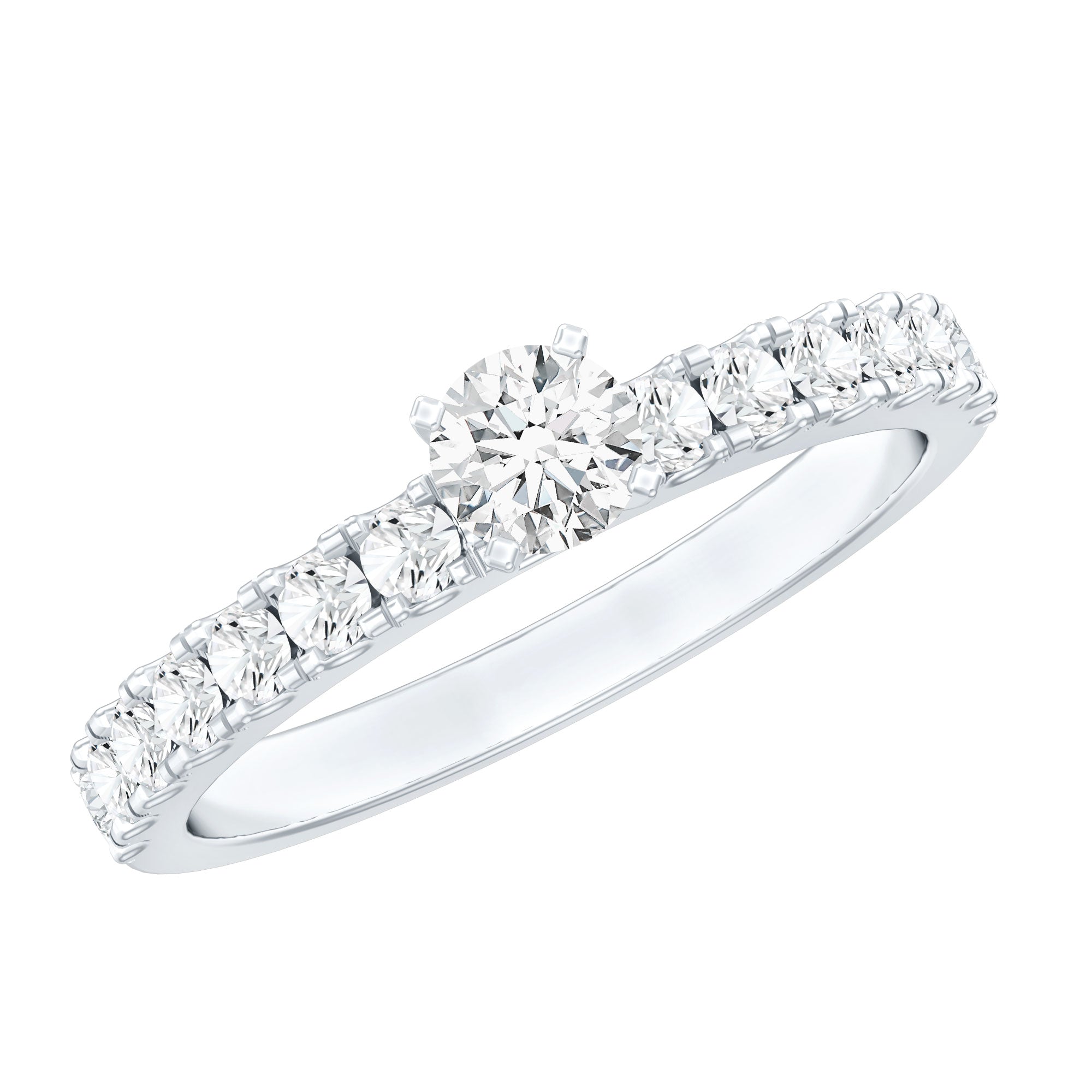 Natural Diamond Promise Ring for Engagement