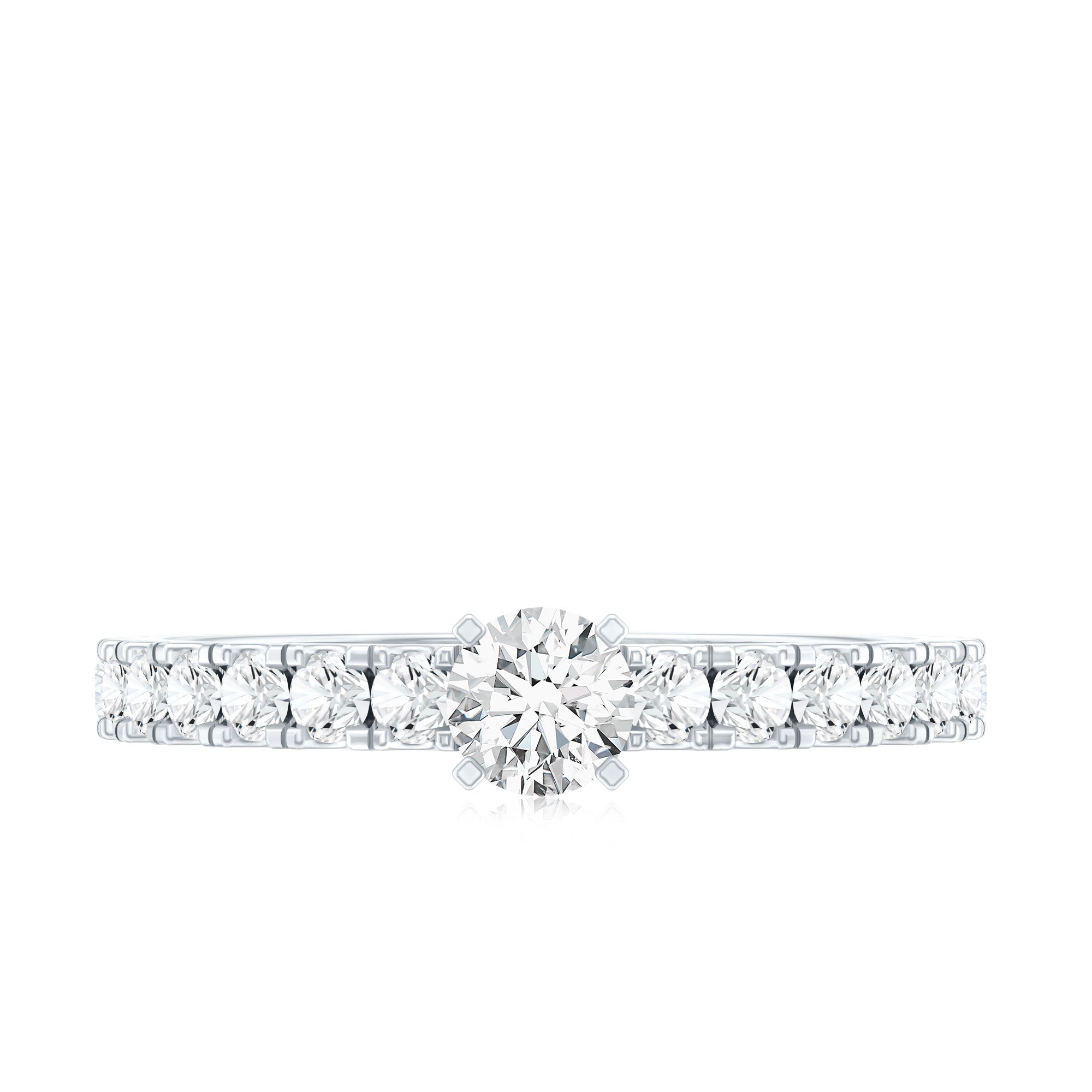 Natural Diamond Promise Ring for Engagement