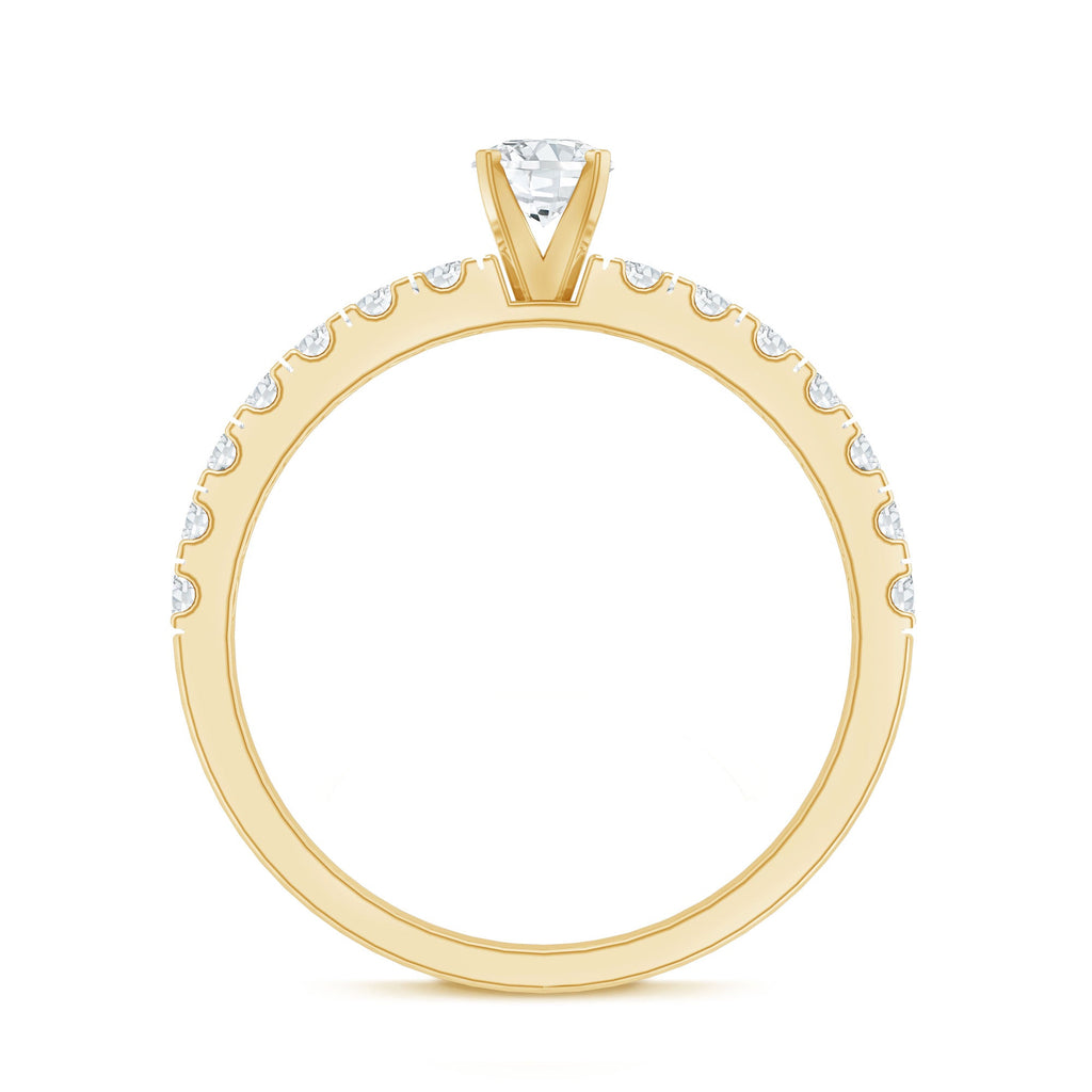 Natural Diamond Promise Ring for Engagement