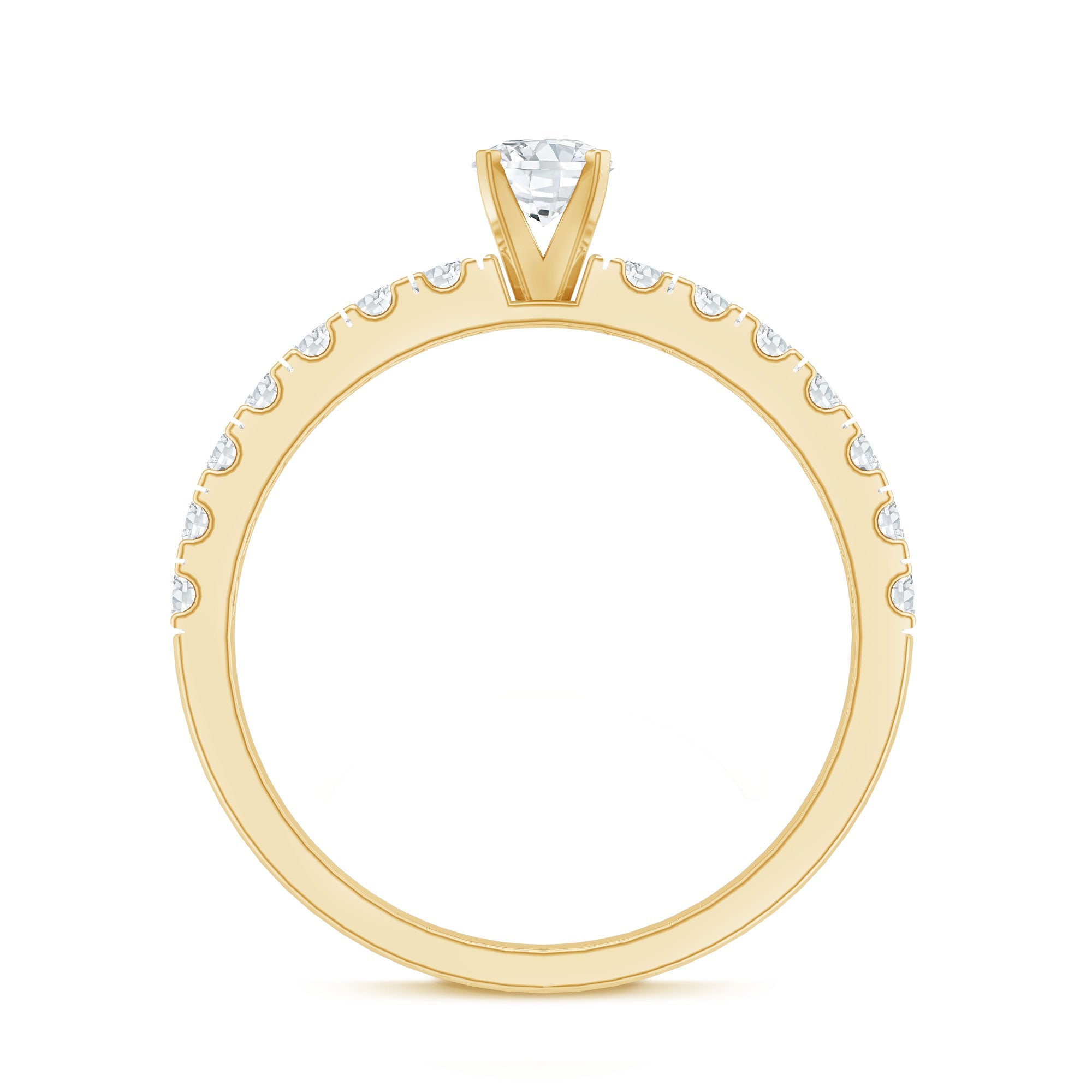 Natural Diamond Promise Ring for Engagement
