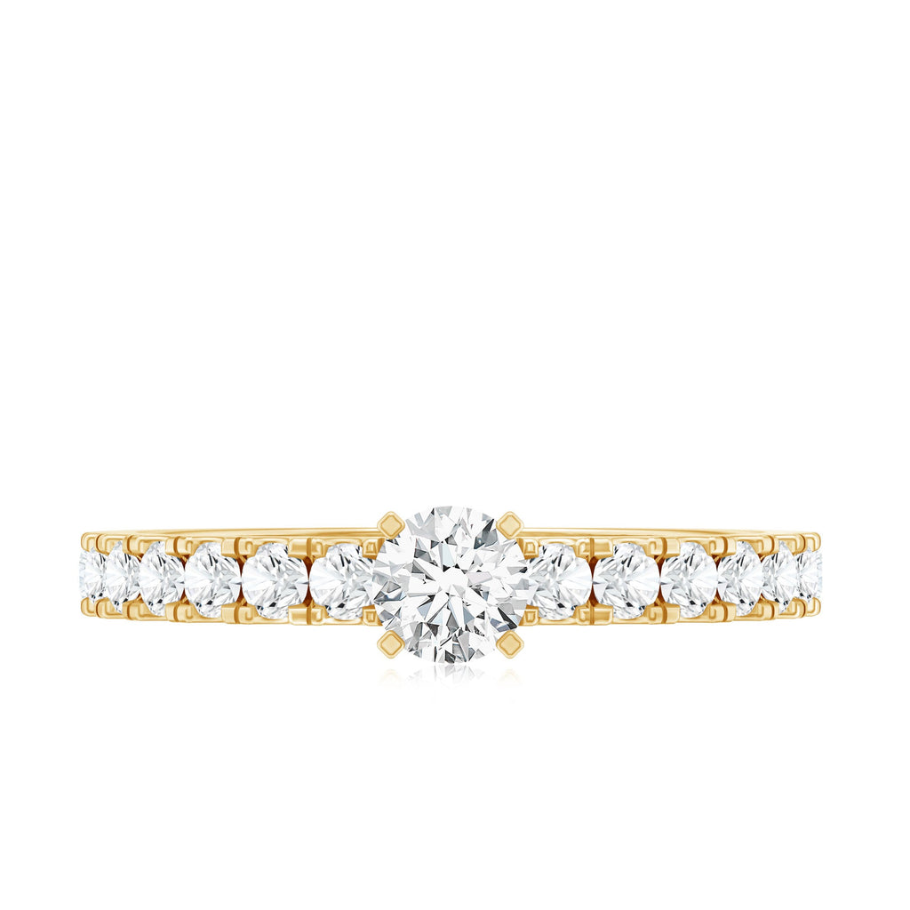 Natural Diamond Promise Ring for Engagement