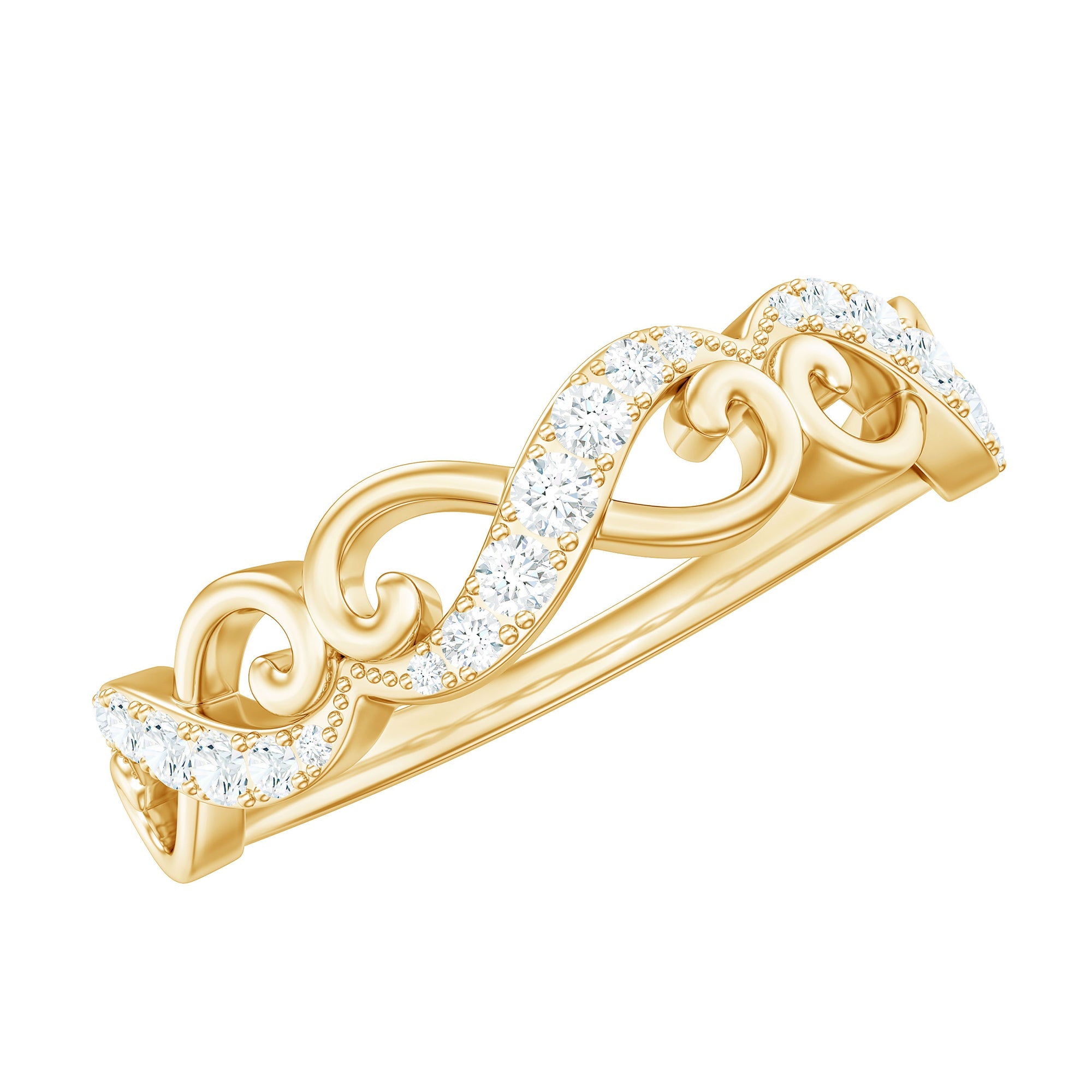 Certified Diamond Infinity Band Ring | Rings | Wiccan Center