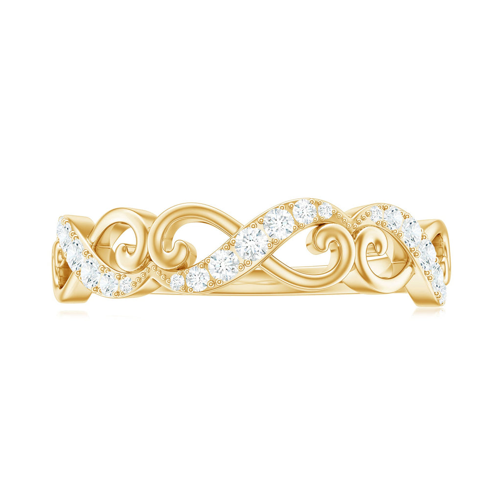 Certified Diamond Infinity Band Ring