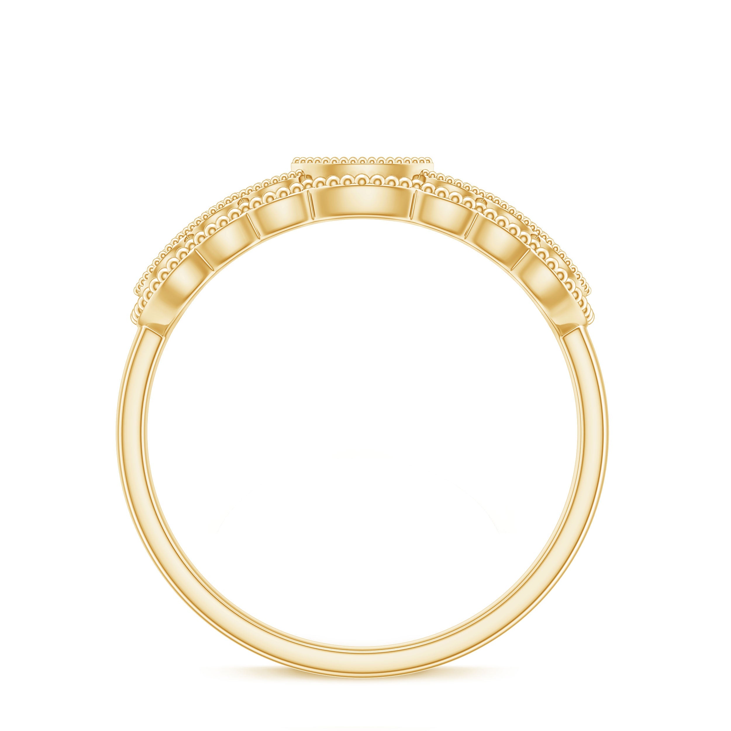 Vintage Inspired Natural Diamond Anniversary Ring