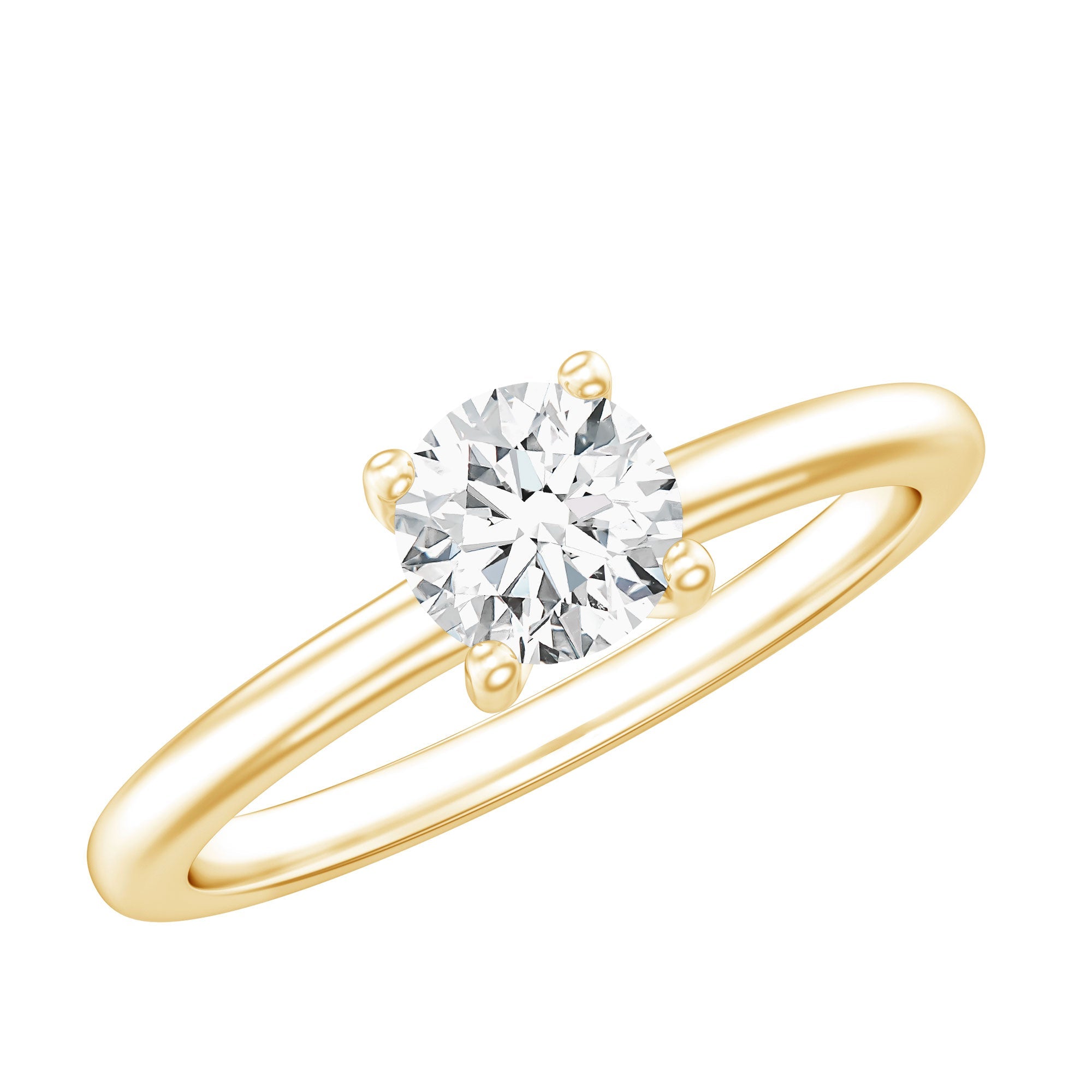 Certified 0.9 Carat Moissanite Solitaire Promise Ring for Her | Rings | Wiccan Center
