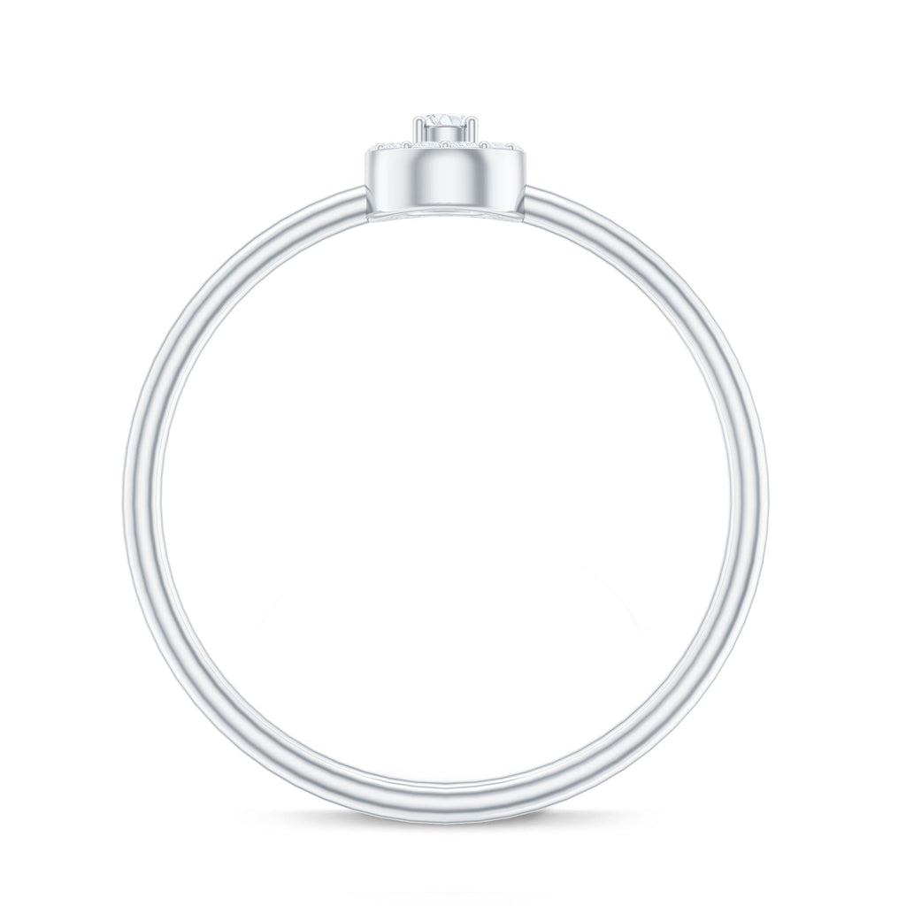 Natural Diamond Dainty Promise Ring