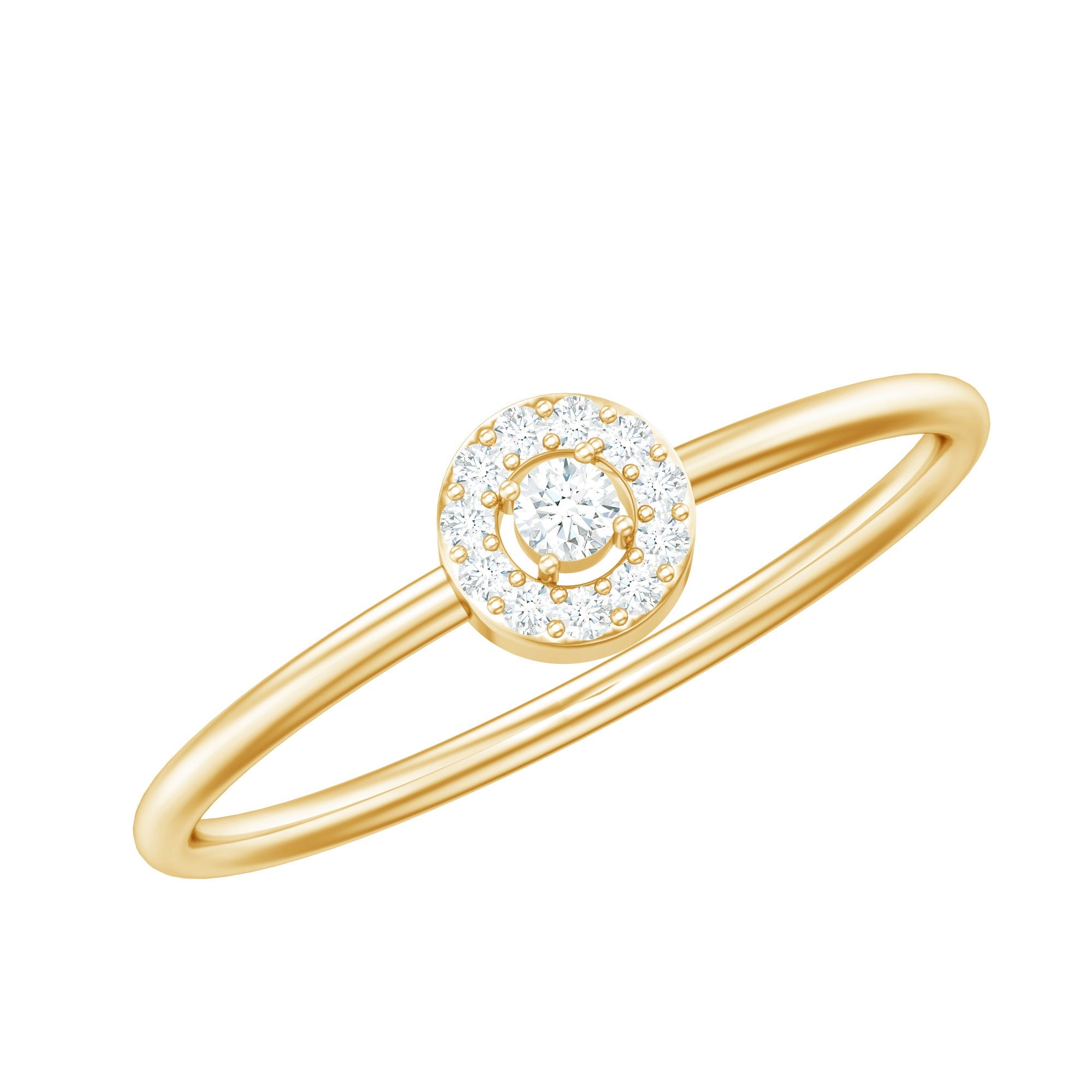 Natural Diamond Dainty Promise Ring | Rings | Wiccan Center