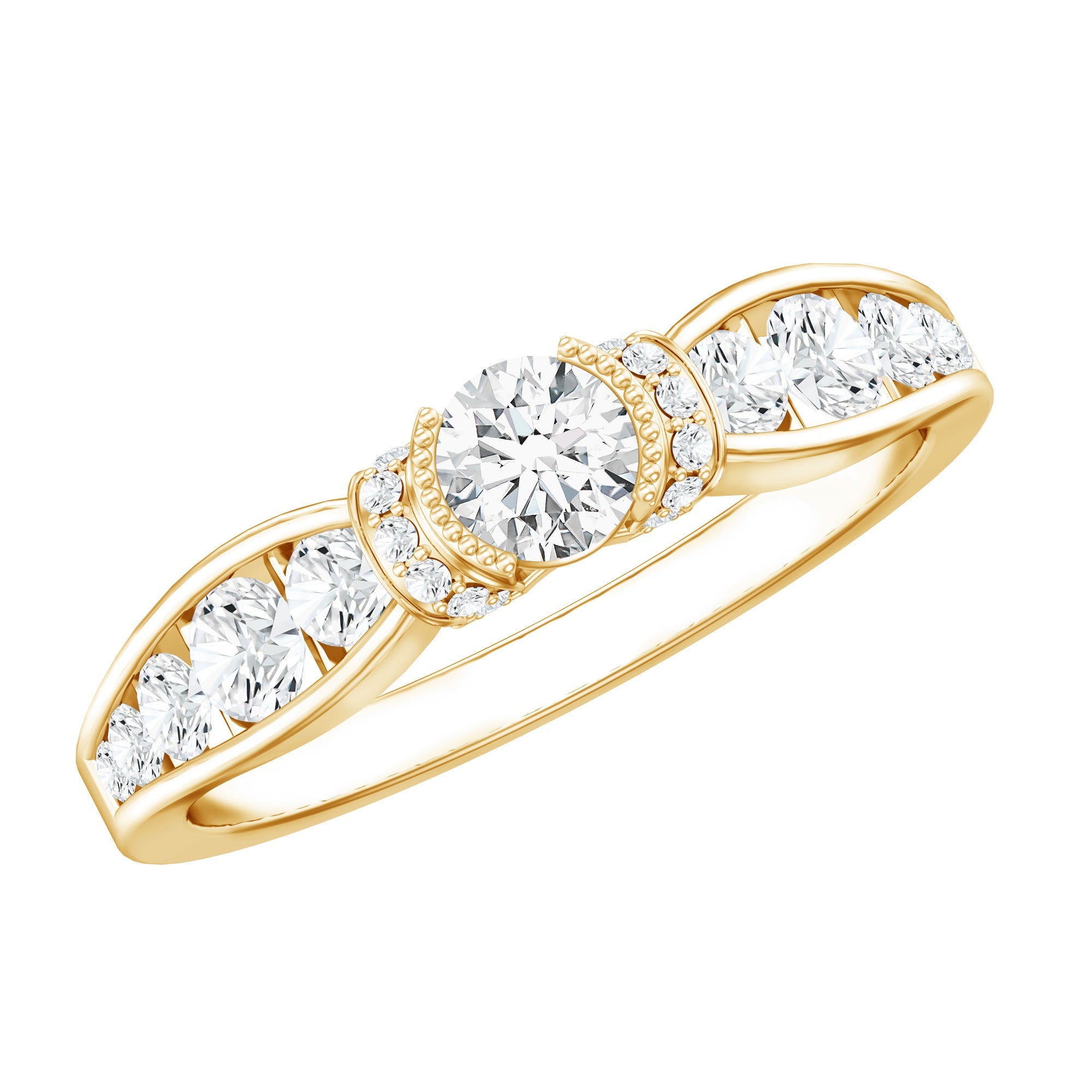 Vintage Style Moissanite Engagement Ring for Women | Rings | Wiccan Center