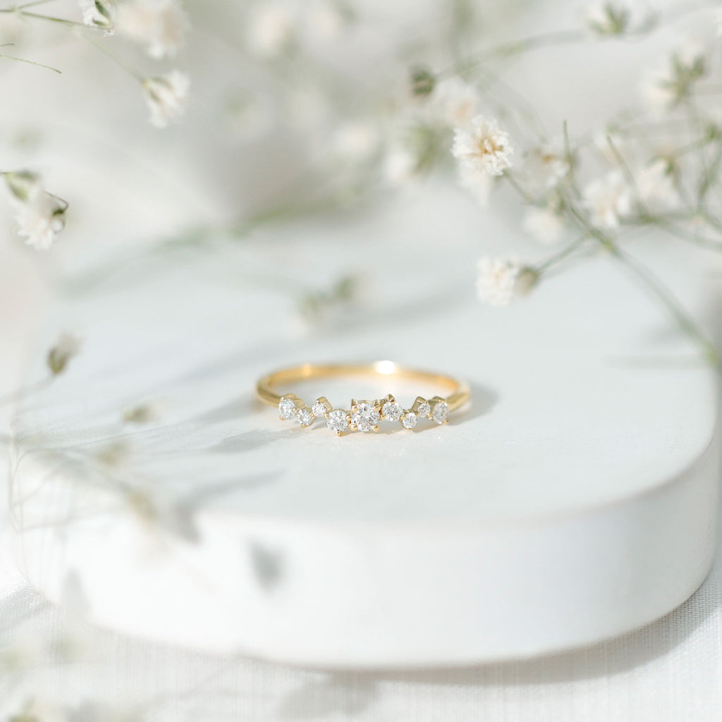 Brilliant Cut Diamond Wedding Band for Women