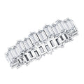 Baguette Shape Moissanite Eternity Wedding Band